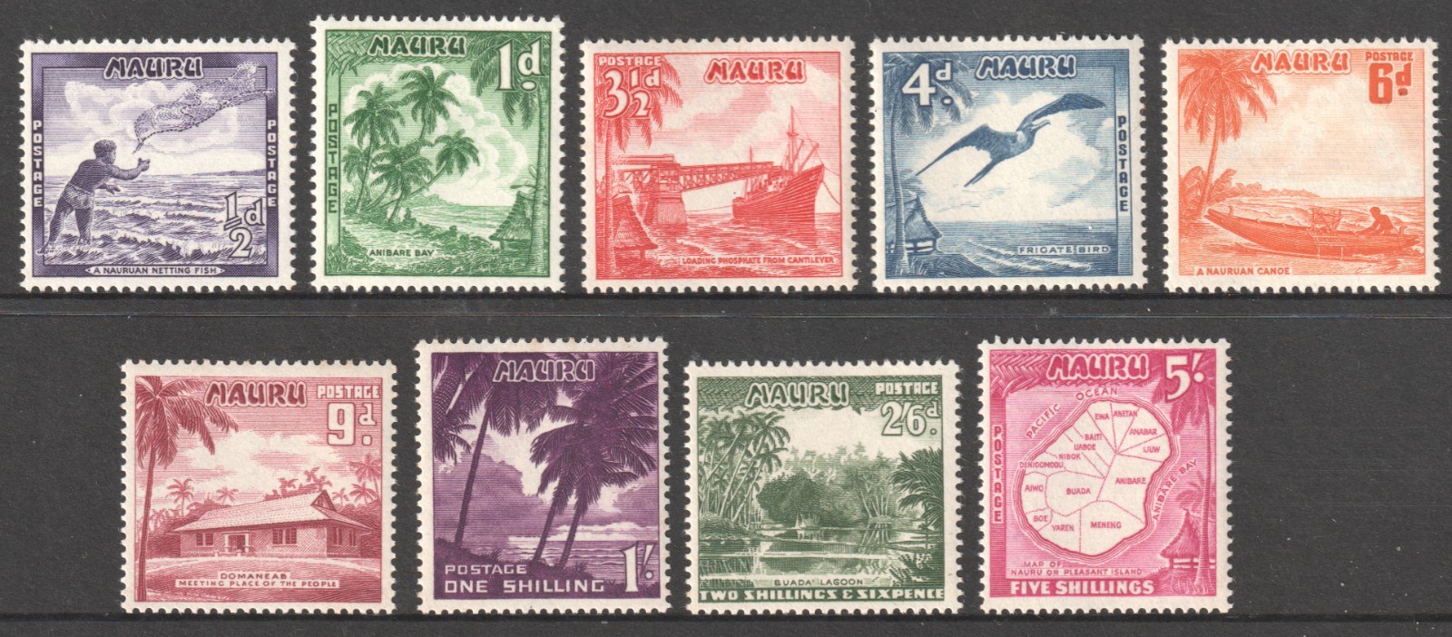 NAURU 1954 ISLAND SCENES NAURU 1954 ISLAND SCENES