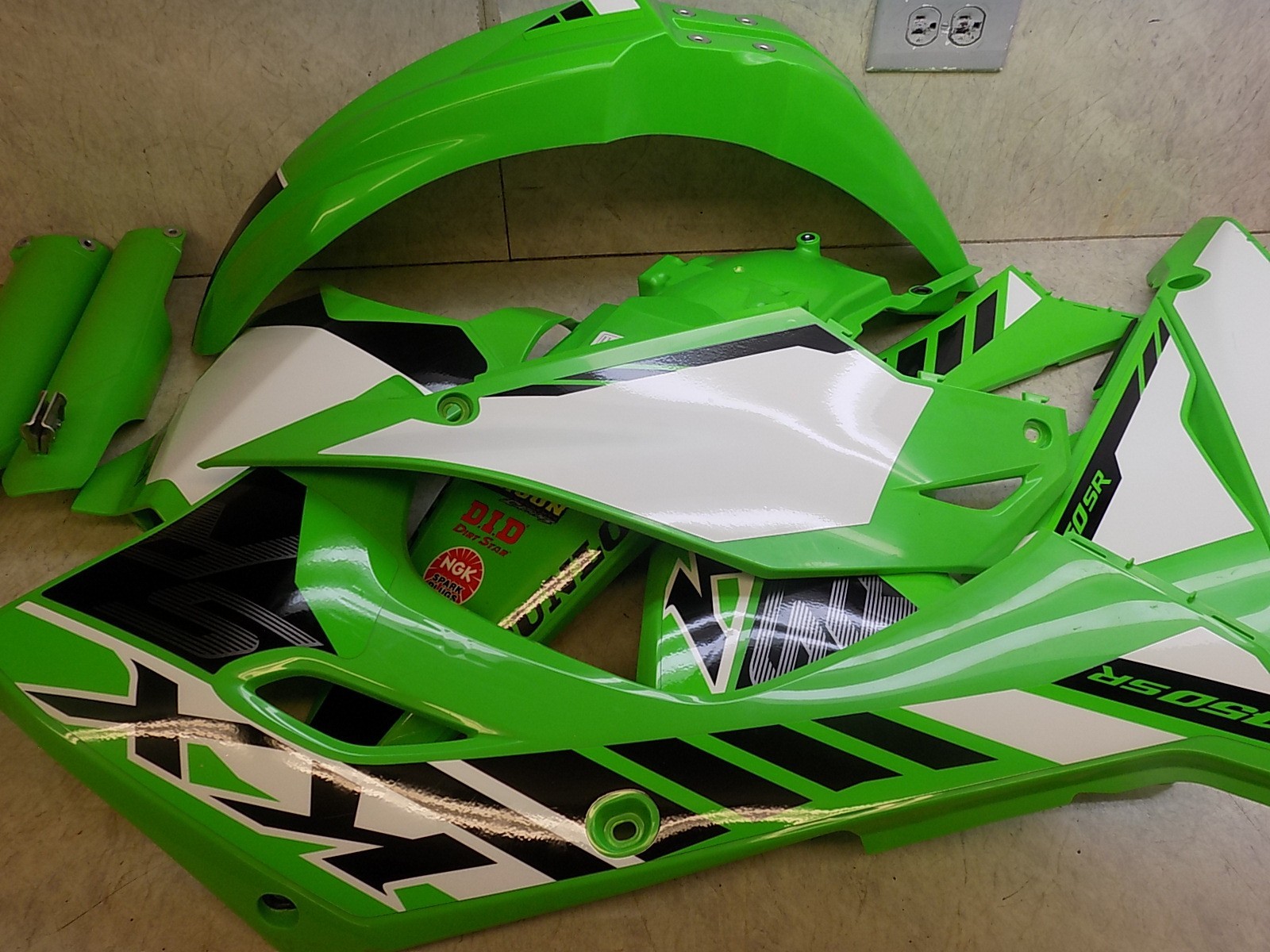 Kawasaki KX450SR  Plastics Fenders Shrouds Kit side panels   KX 450 SR 2025 NEW