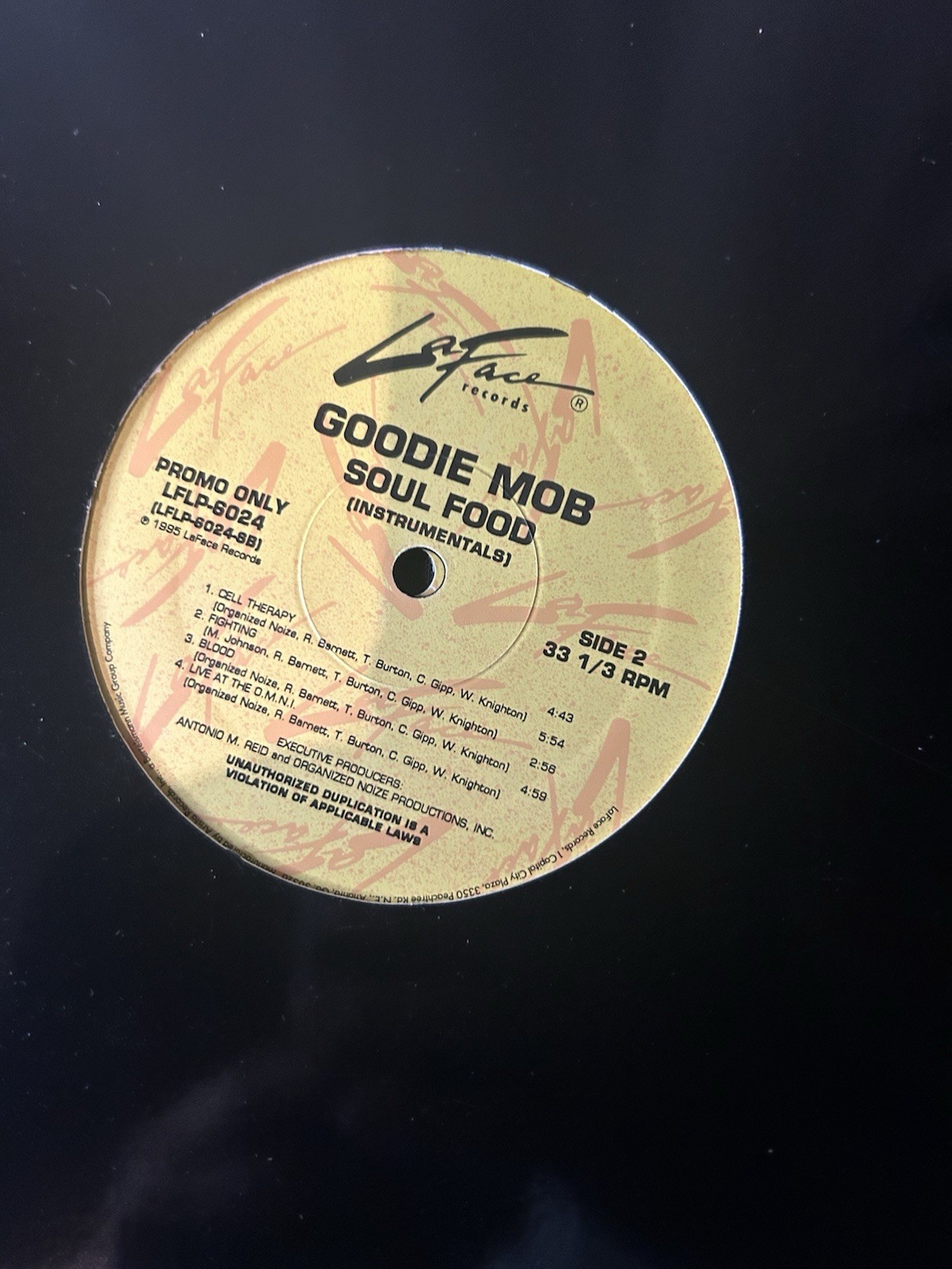 GOODIE MOB SOUL FOOD -INSTRUMENTALS - 2X Promo Vinyl - Rare - Unused