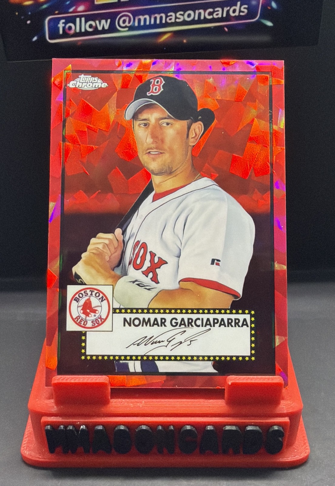 2021 Topps Chrome Platinum Anniversary - Nomar Garciaparra #511 Red Atomic🔥G116