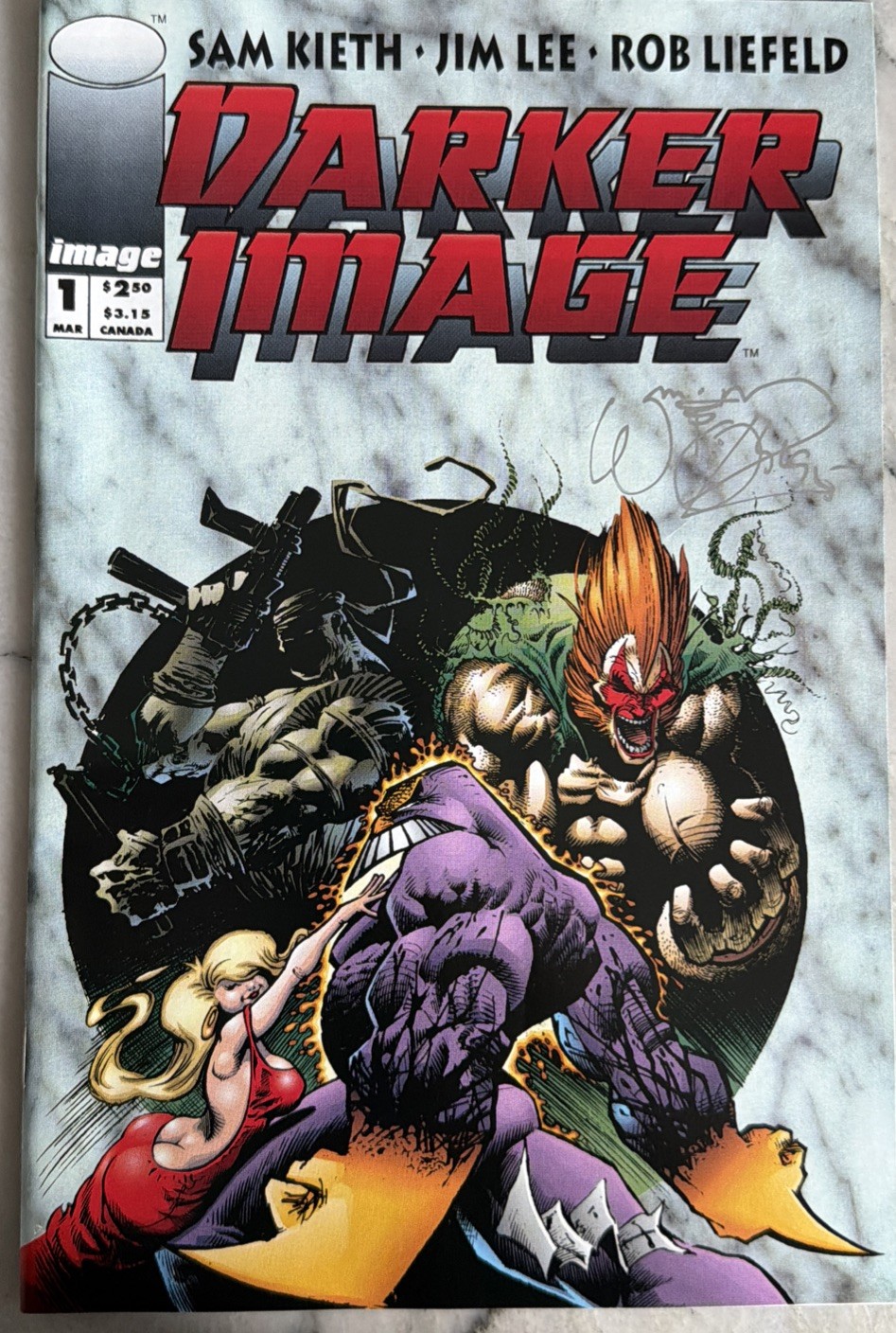 Darker Image #1  Image Comics signed 