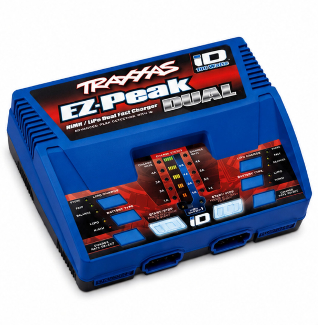 Traxxas 2972 EZ-Peak DUAL Output Auto-iD LiPo NiMH NiCad Charger(NEW)