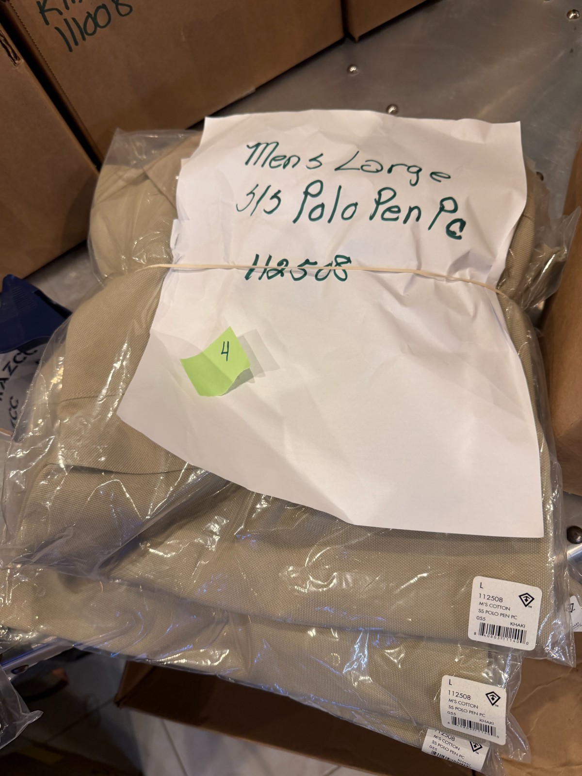 Men's Khaki Polo