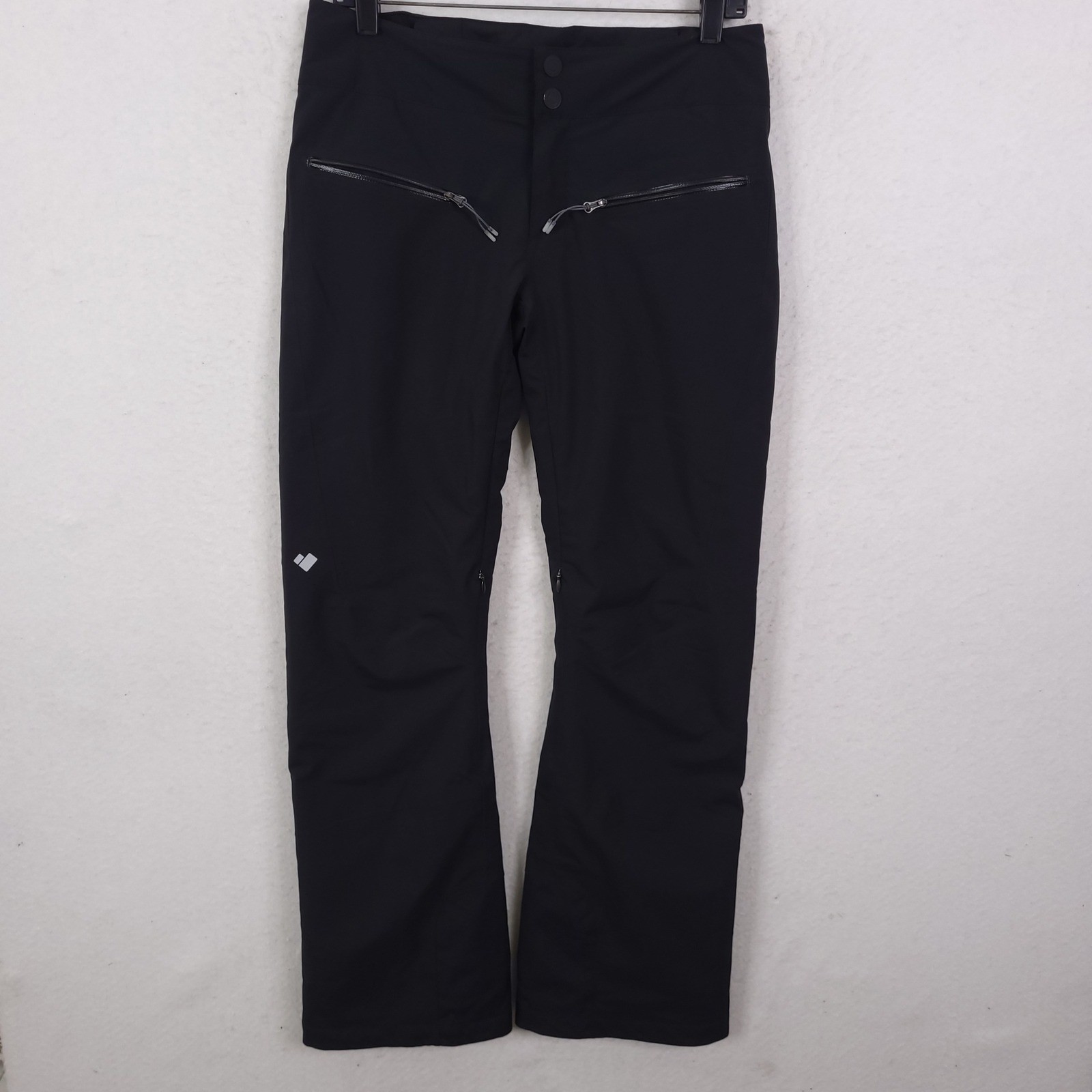 Obermeyer Ski Pants Womens 8 Black Insulated Snow Trousers Waterproof Winter