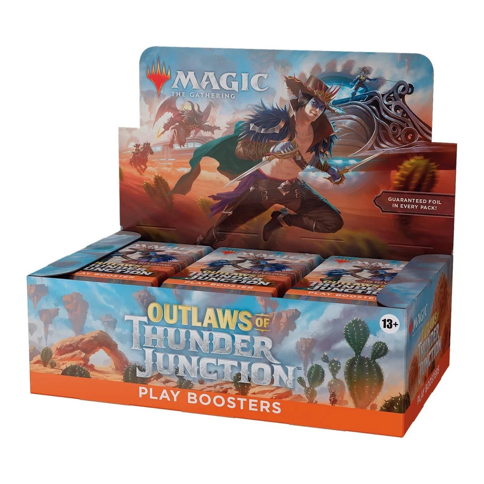 MTG Outlaws of Thunder Junction OTJ Play Booster Magic Box English New Sealed