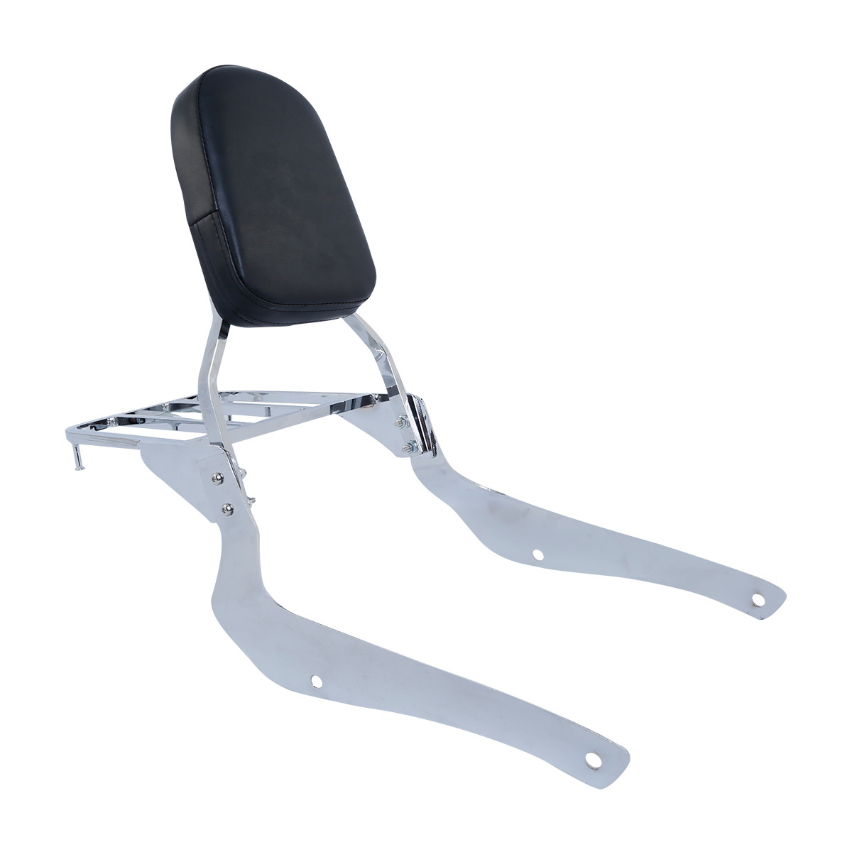 Chrome Backrest Sissy Bar Luggage Rack Fit For Suzuki Boulevard C50 2005-2011