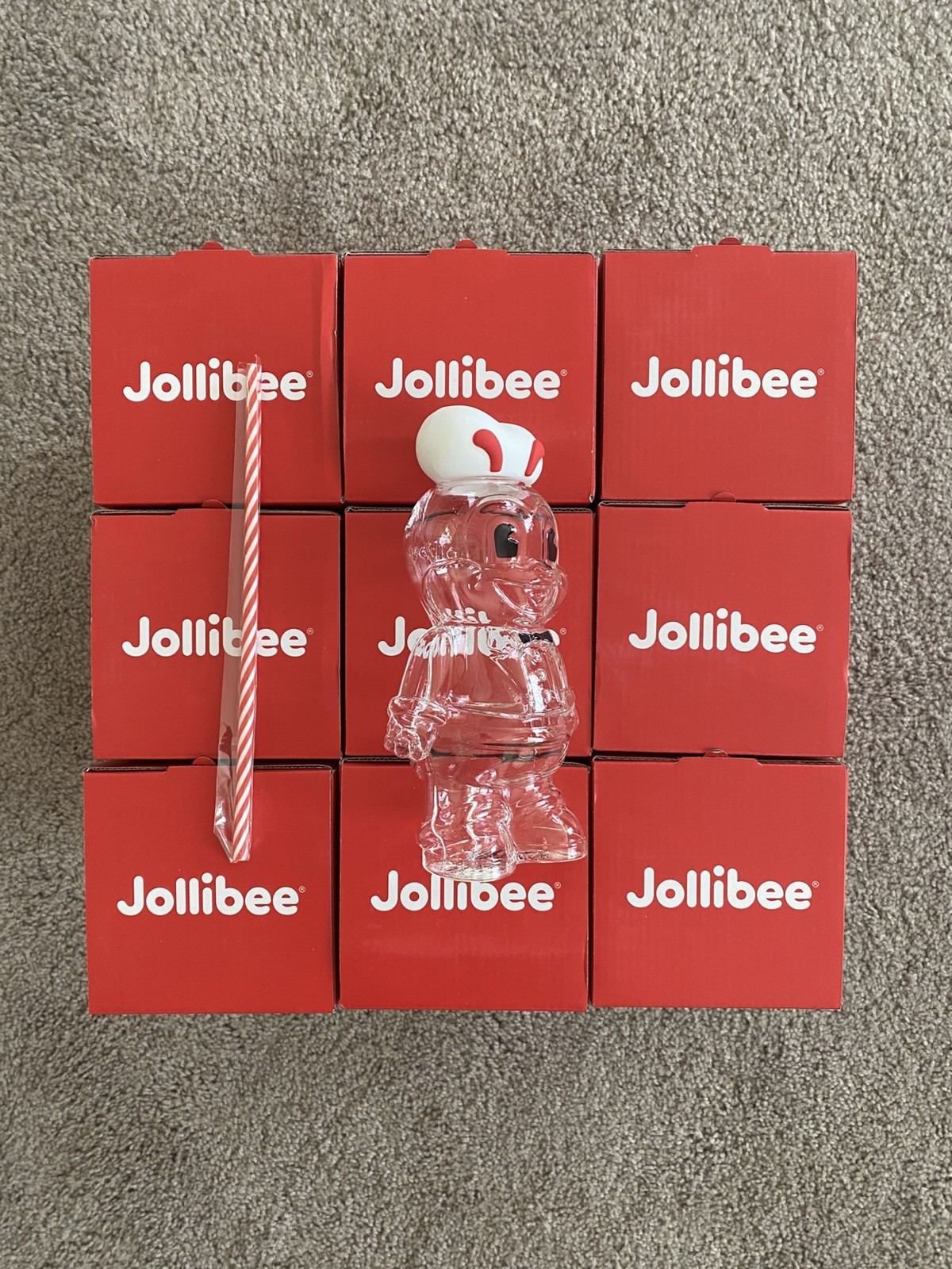 Jollibee Jolly Glass Tumbler Limited Edition - BRAND NEW
