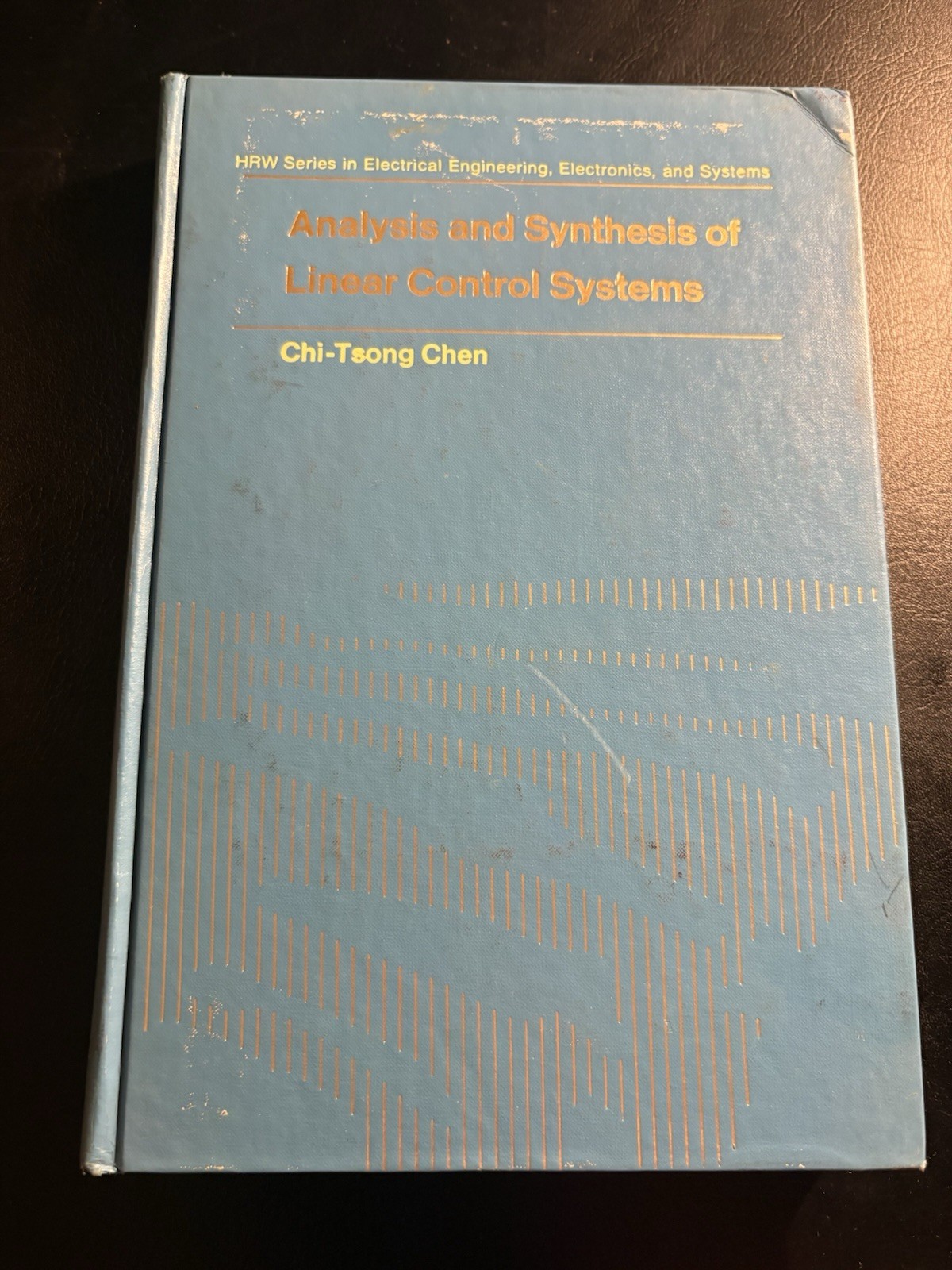 Analysis Synthesis Linear Control Systems Chi-Tsong Chen 1975 HC 0030035112
