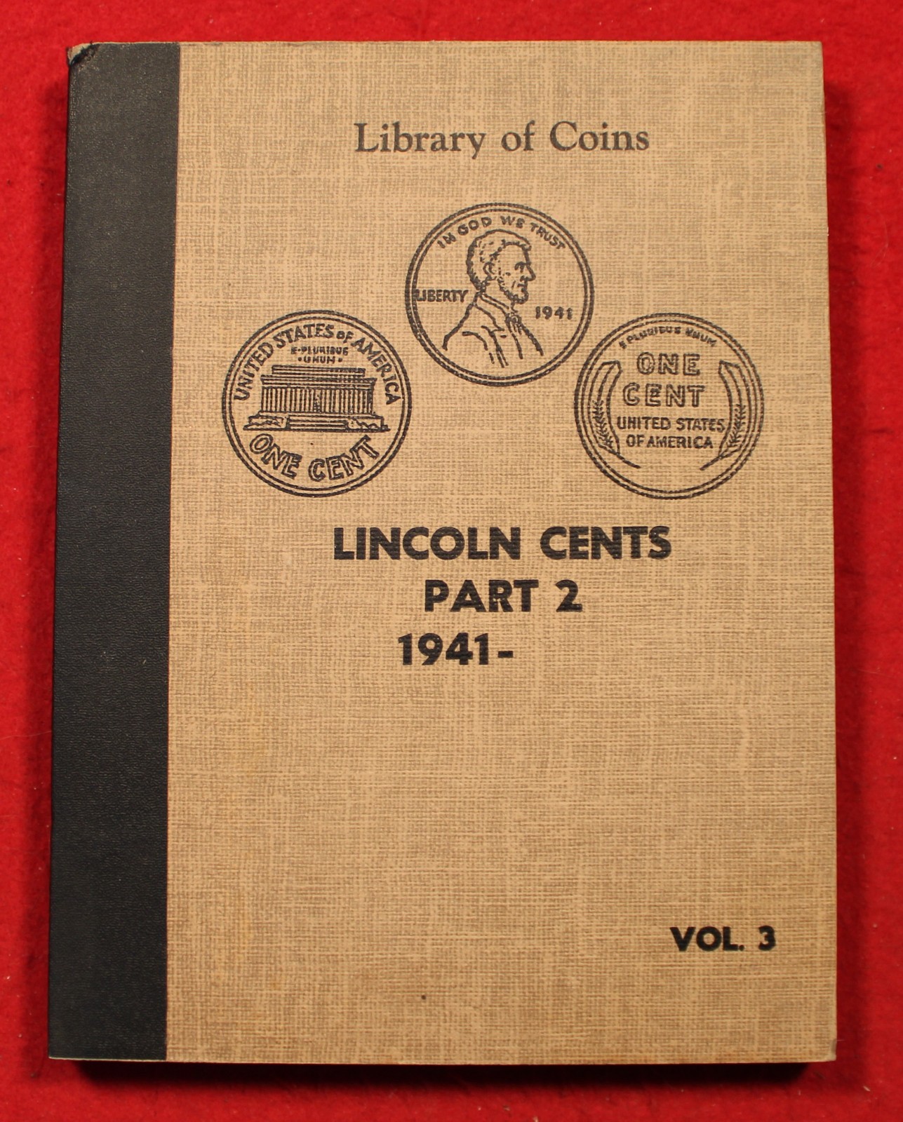 1941-1974S Lincoln Cent Penny Library of Coins Used Album 88 Wheat & Memorial