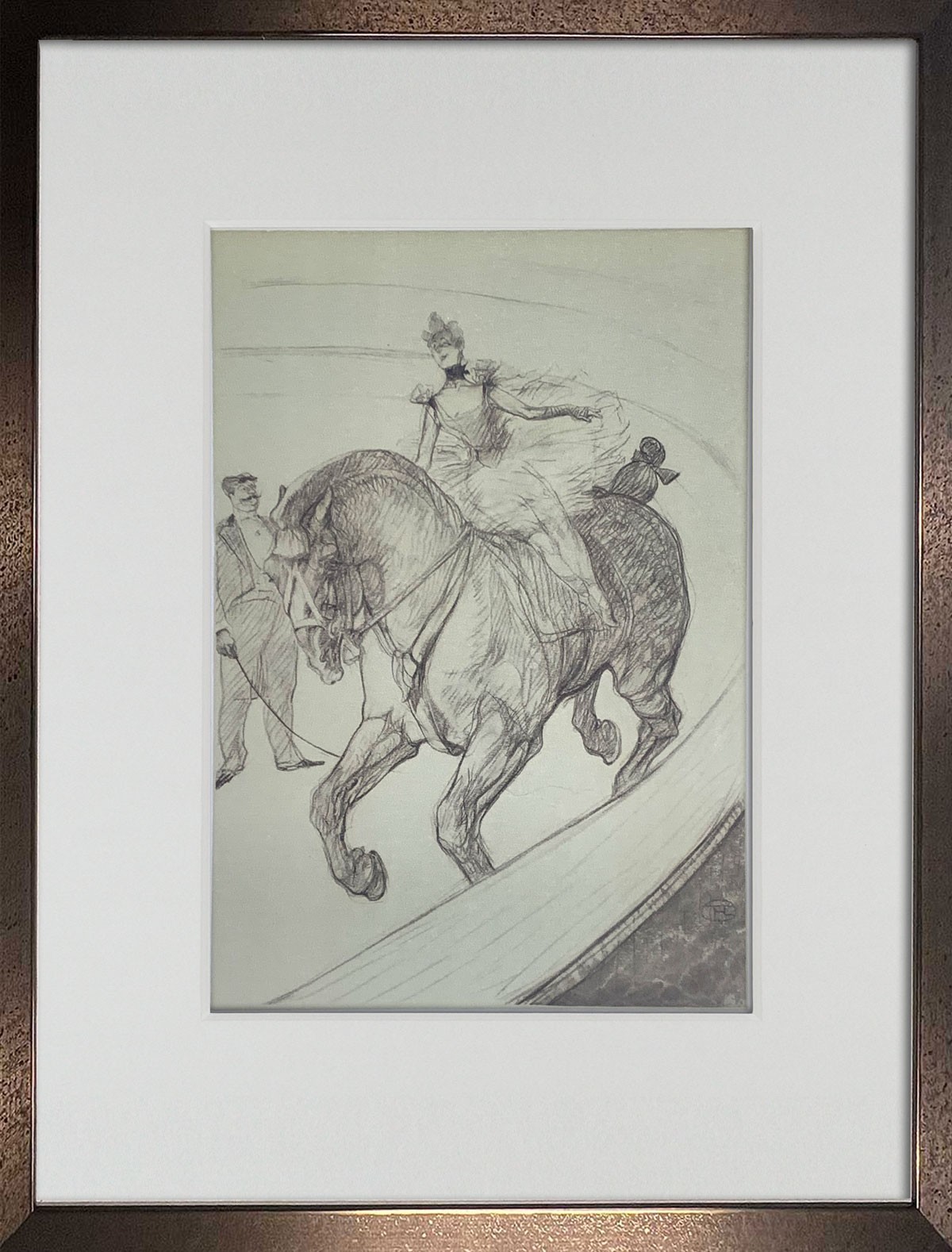 Henri de Toulouse-Lautrec Circus Series (Horse) | Ltd. Edition Lithograph no.167