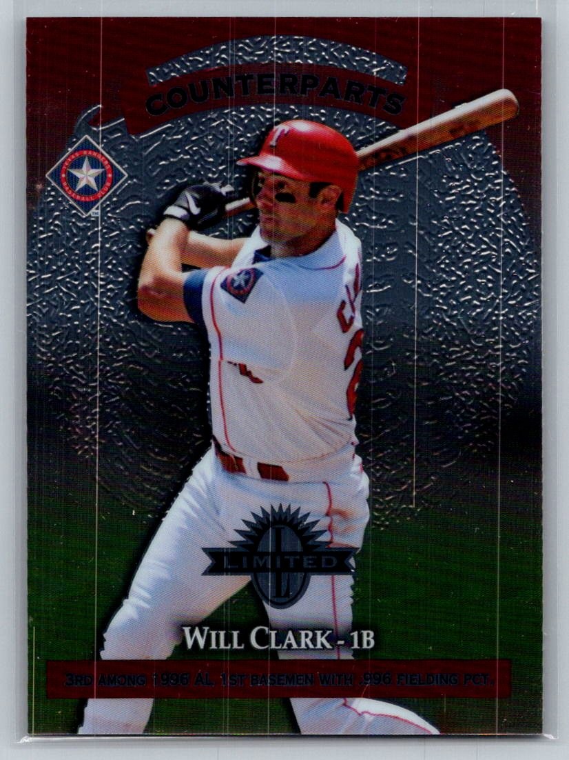 💎1997 Donruss Limited Baseball #90 Will Clark / Jeff Conine 💎
