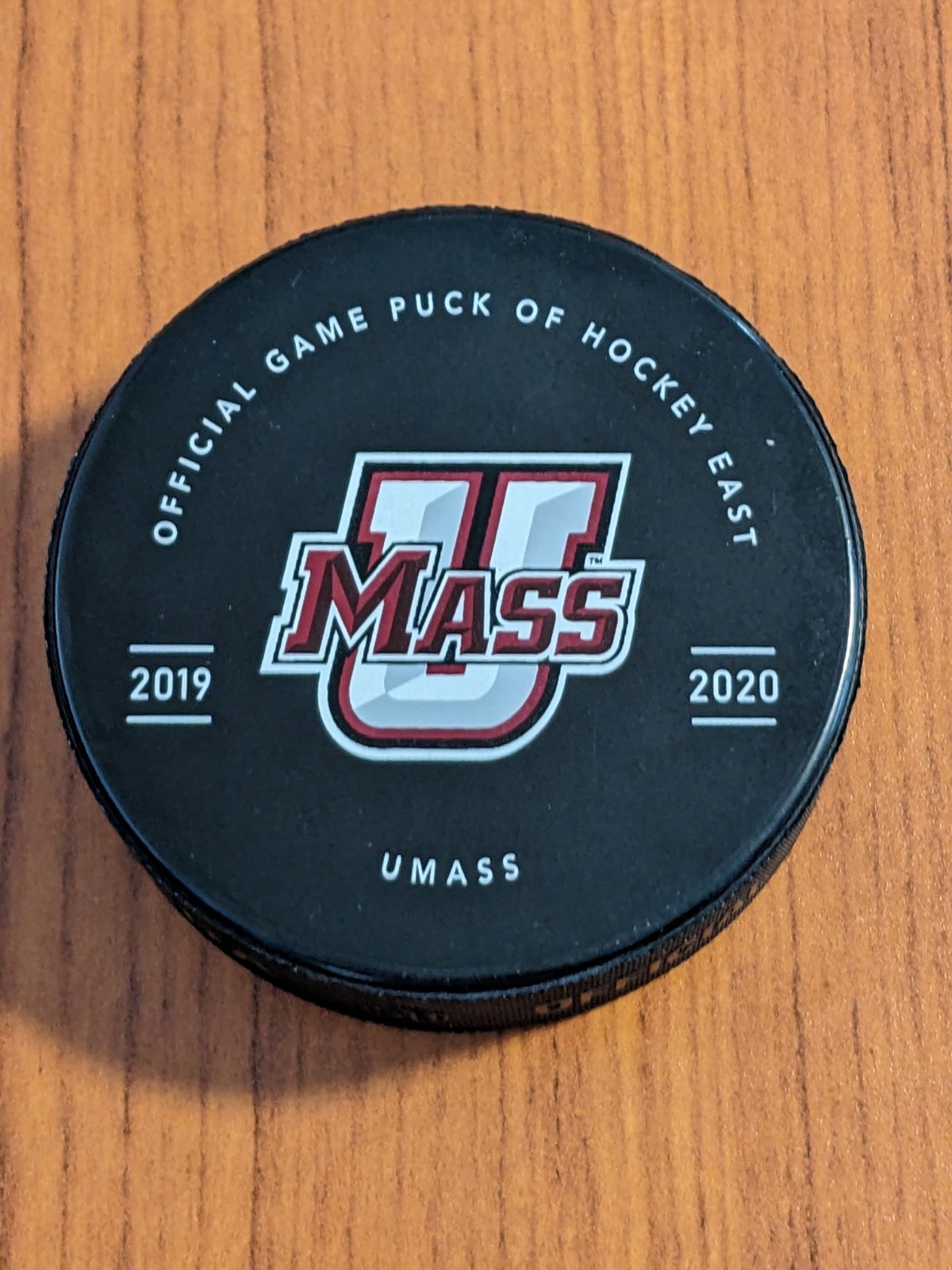 Univ. of Massachusetts UMass Minutemen Official Game Puck 2019-20 Hockey East