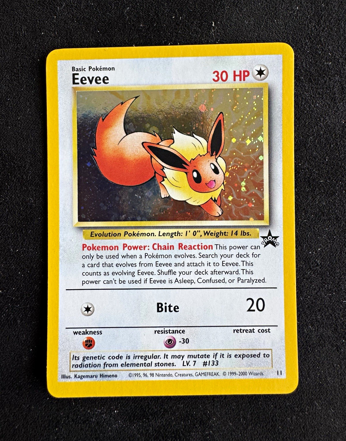 Eevee Wotc Promo 11/53 Holo Promo 2000 English NEAR MINT