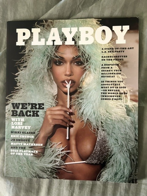 Playboy Magazine 2025 Return to Print Comeback Issue Lori Harvey Cover Playboy Magazine 2025 Return to Print Comeback Issue Lori Harvey Cover