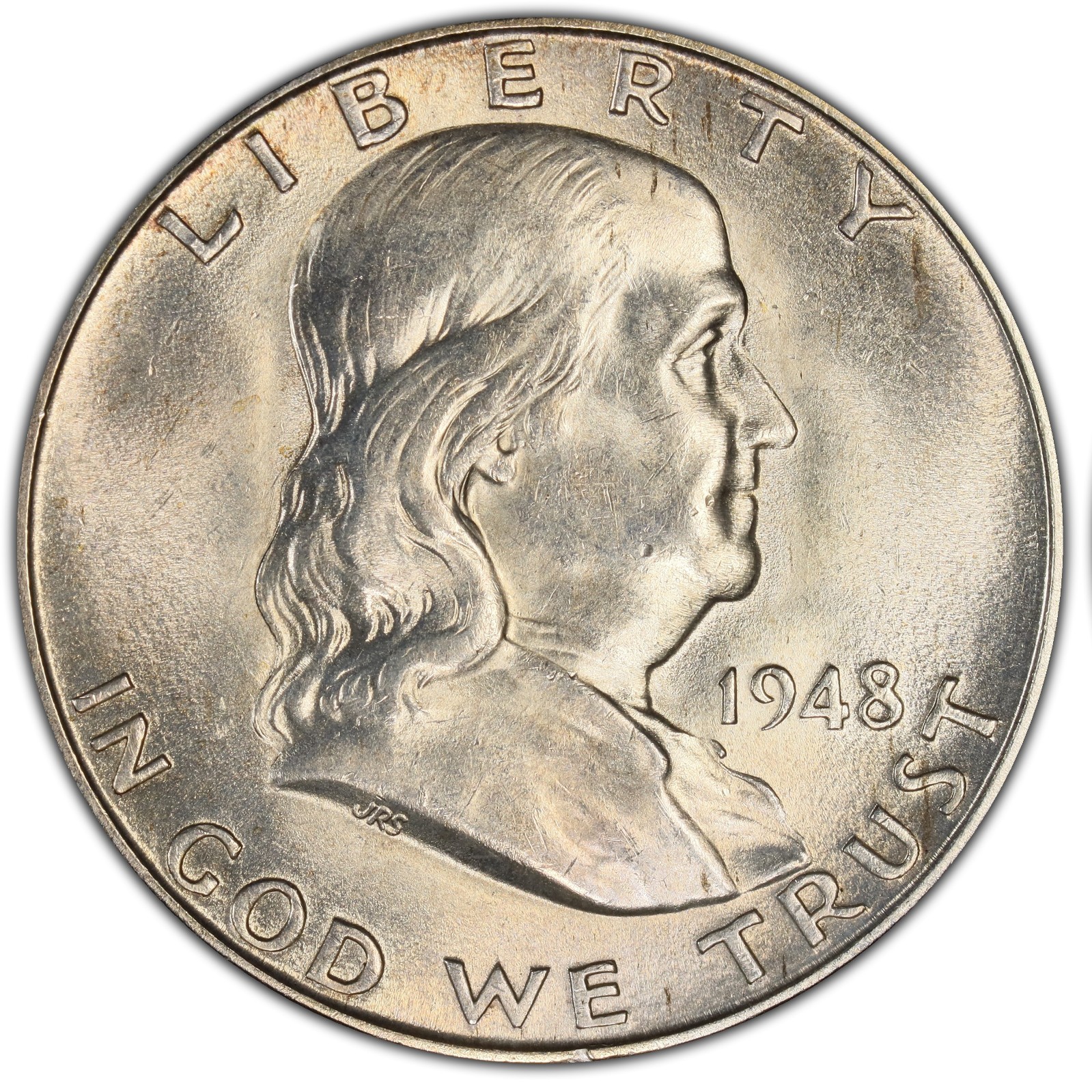 1948-D 50c Franklin Half Dollar Brilliant Uncirculated Denver Mint US Coin