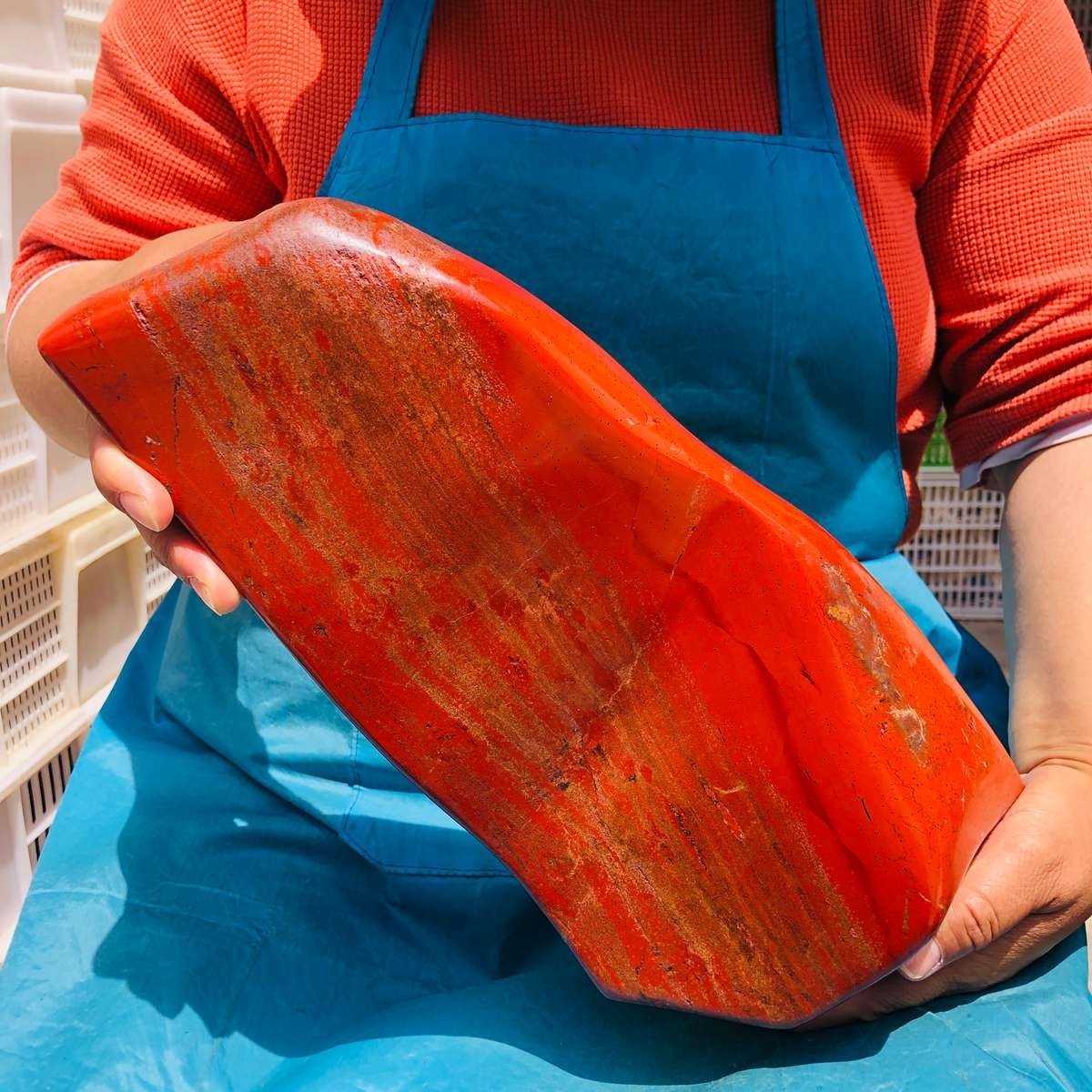 14.41LB Natural crystal Red Jasper Freeform Specimen gift Collection healing