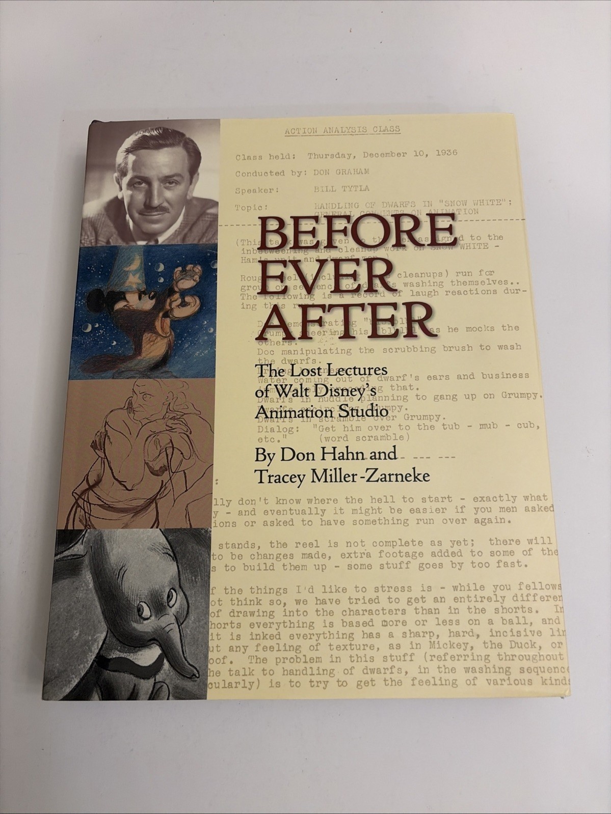 SIGNED Before Ever After : The Lost Lectures By don Hahn And Tracey Miller SIGNED Before Ever After : The Lost Lectures By don Hahn And Tracey Miller