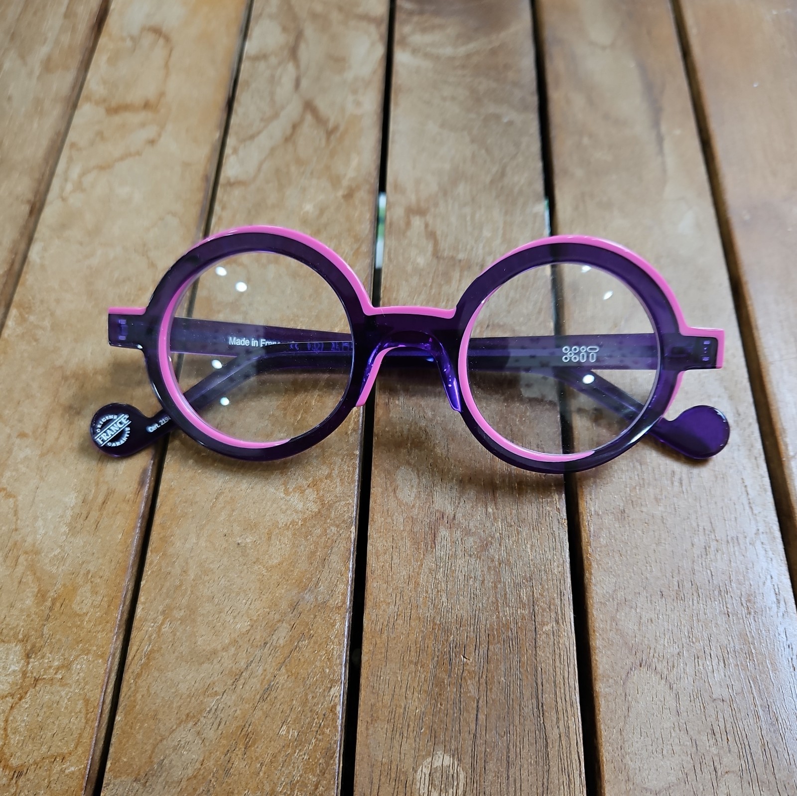 XIT V327 Round Full Rim Plastic Eyeglasses Frames Purple/Pink 45-24 145