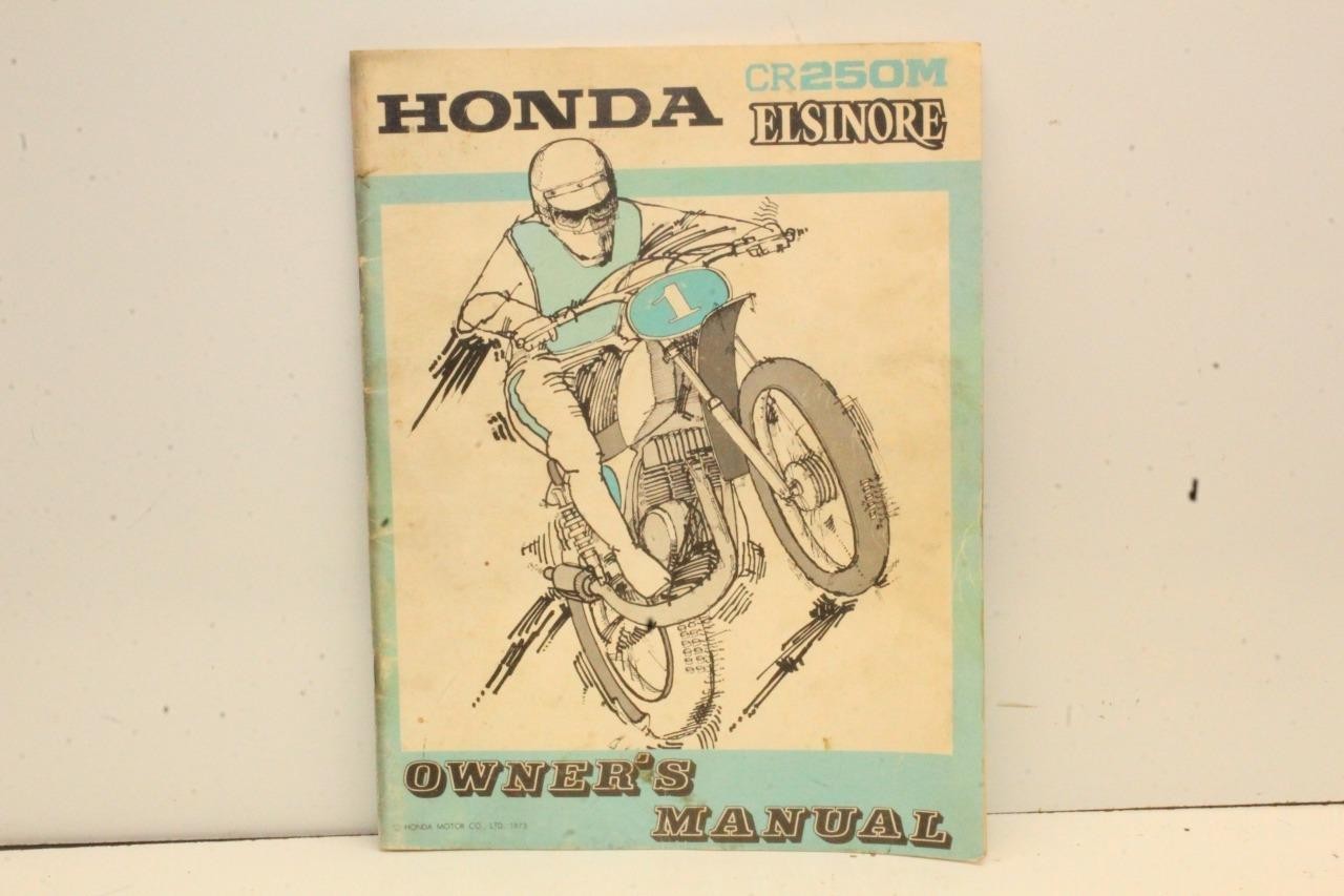Vintage 1973 Honda CR250M Elsinore Owner's Manual CR 250 Motocross