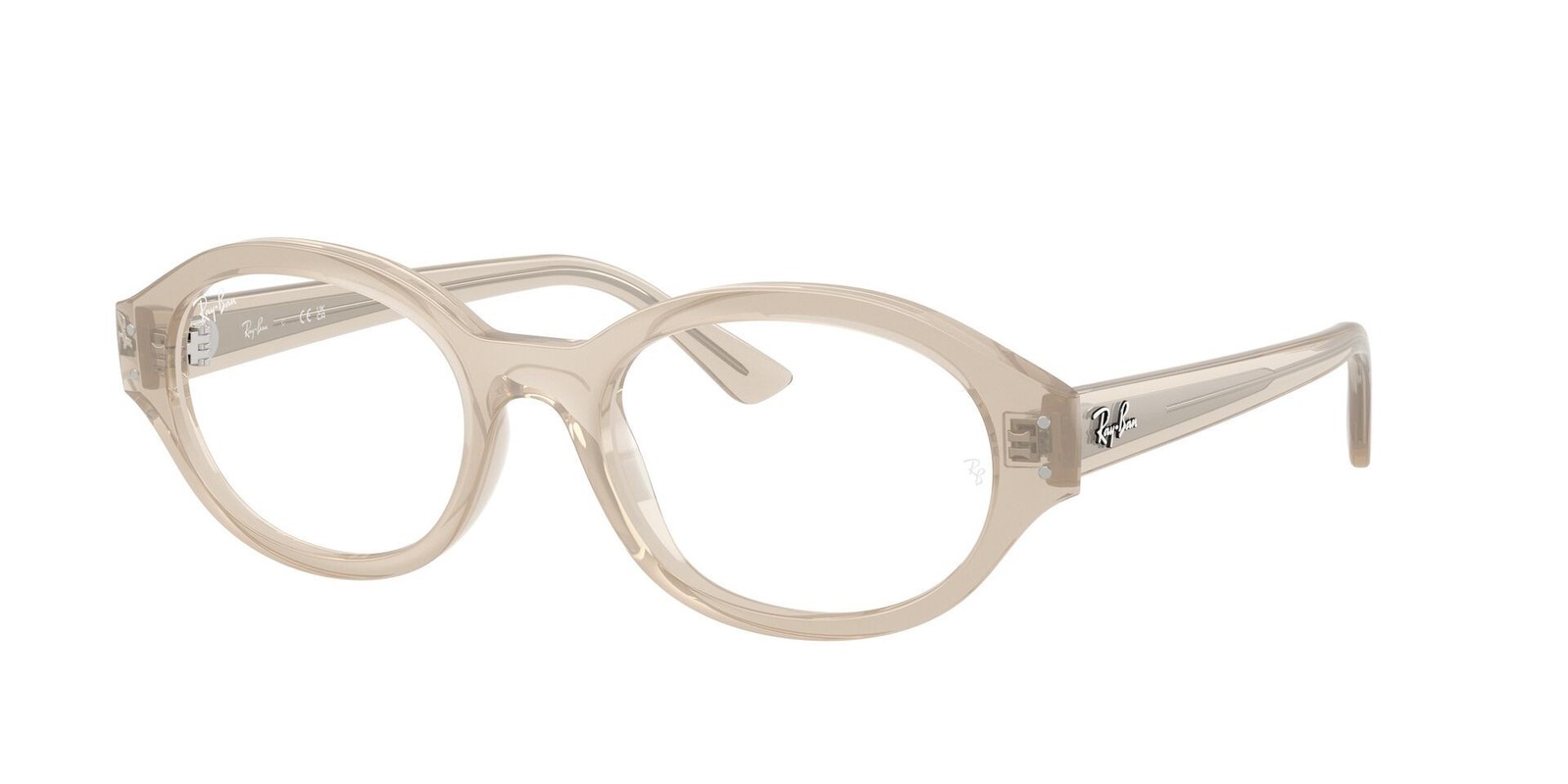 Ray-Ban Optical RX 7257 Cloudy Warm White / Demo Lens 8433 Size 54 Eyeglasses
