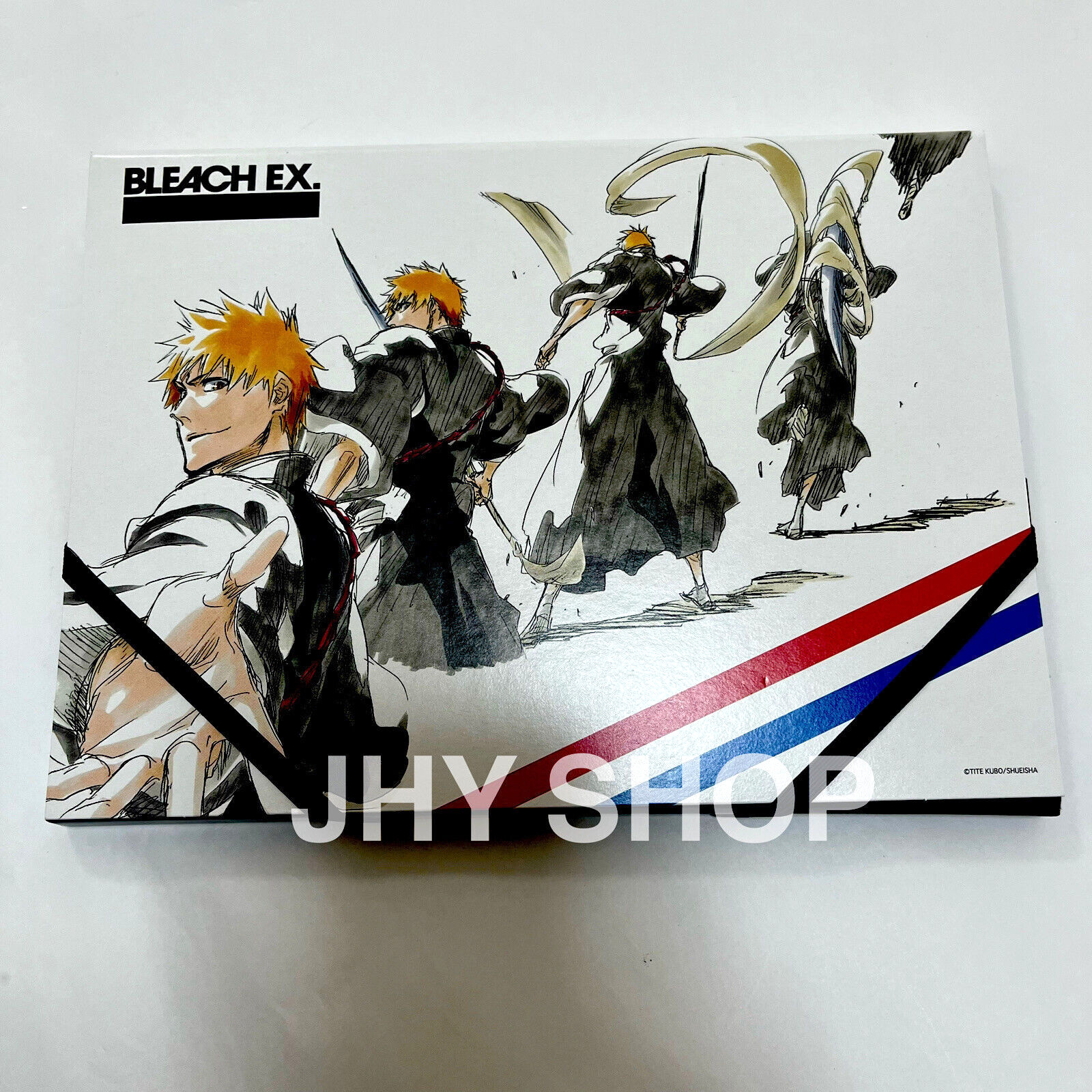 Bleach EX 20th Anniversary Exhibition Notebook & Sticker in original case - F/S
