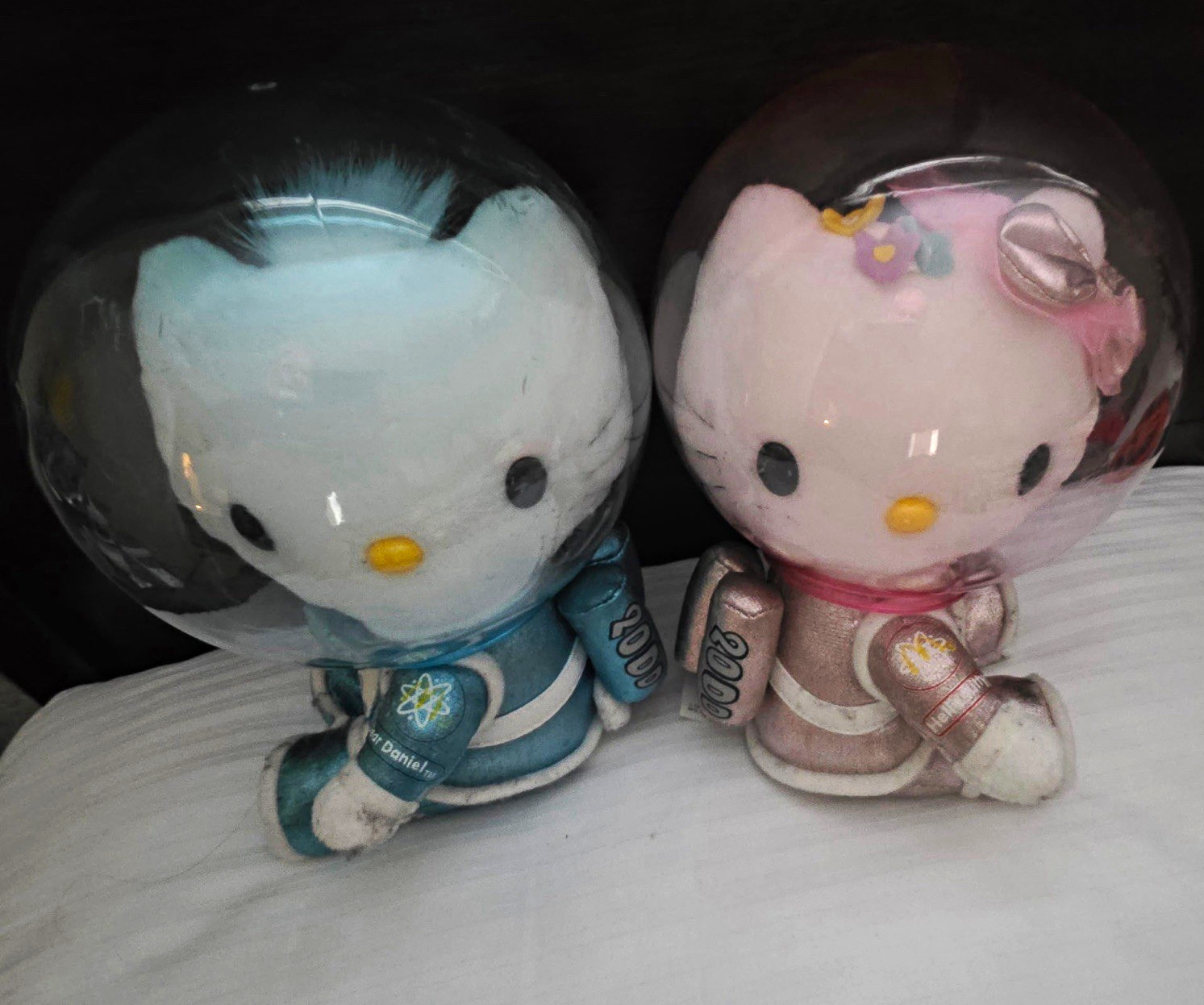 Sanrio Hello Kitty & Dear Daniel Astronaut Plush Stuffed Animals w/ Helmets Tags Sanrio Hello Kitty & Dear Daniel Astronaut Plush Stuffed Animals w/ Helmets Tags
