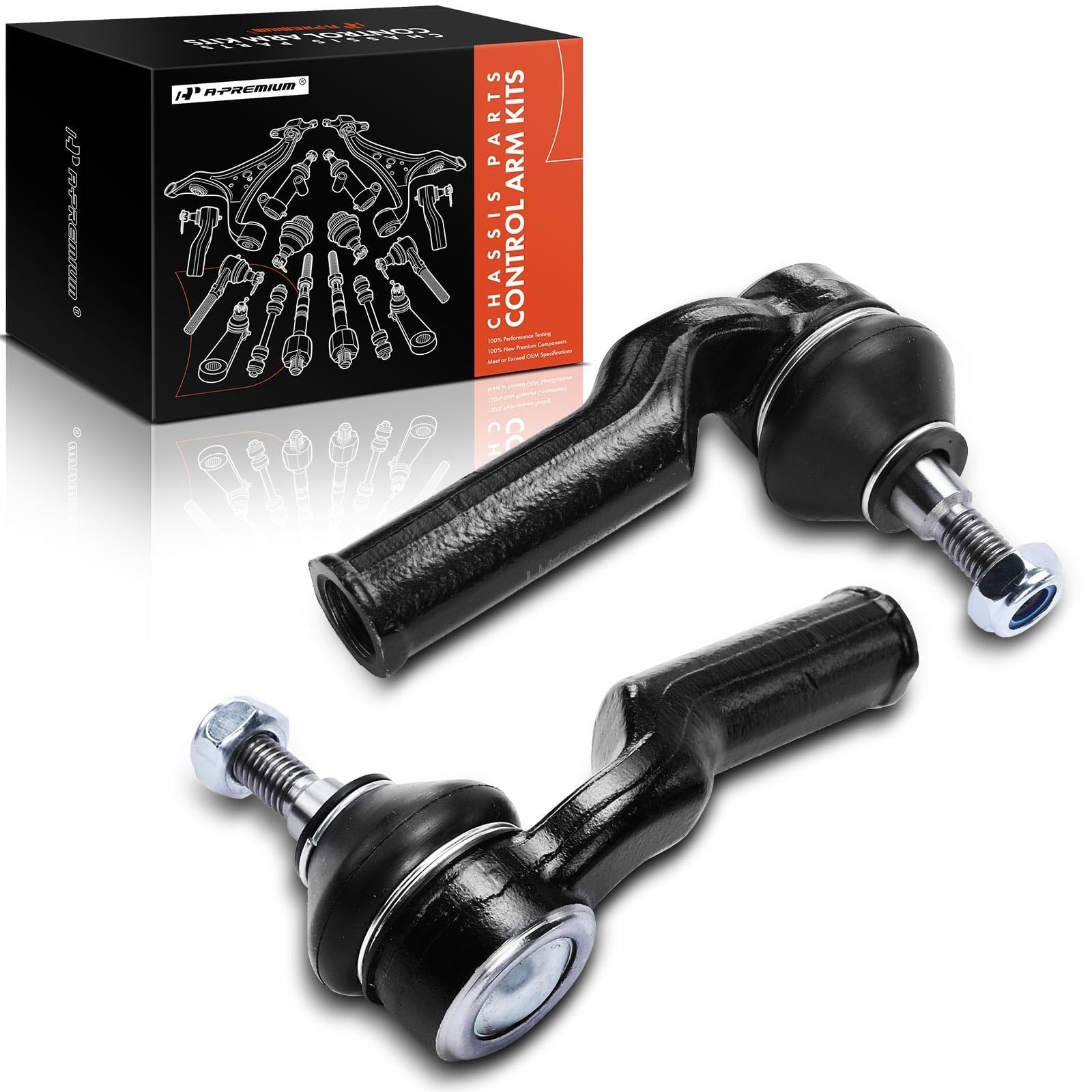 A-Premium 2pcs Front Outer Tie Rod Ends, Compatible with Ford Escape 2013-2019, A-Premium 2pcs Front Outer Tie Rod Ends, Compatible with Ford Escape 2013-2019,