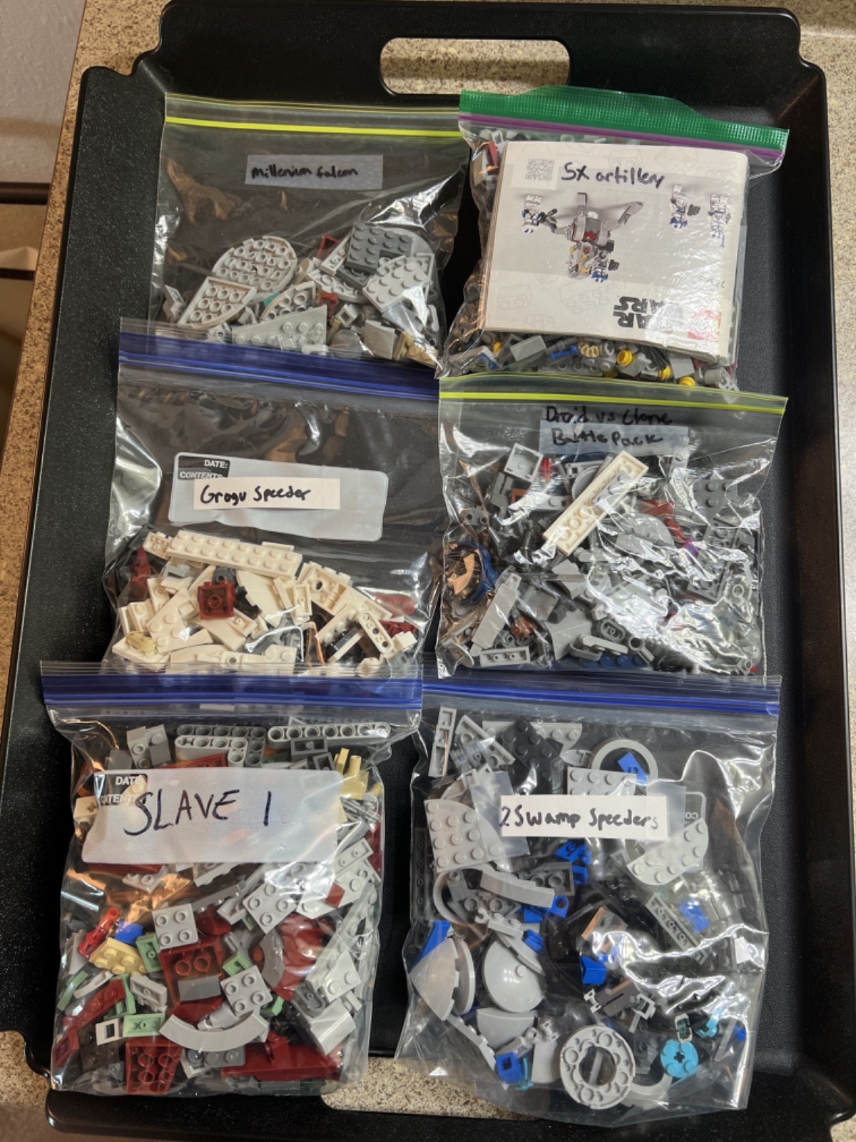 LEGO Star Wars Bulk Lot - 25 sets total - no minifigures LEGO Star Wars Bulk Lot - 25 sets total - no minifigures