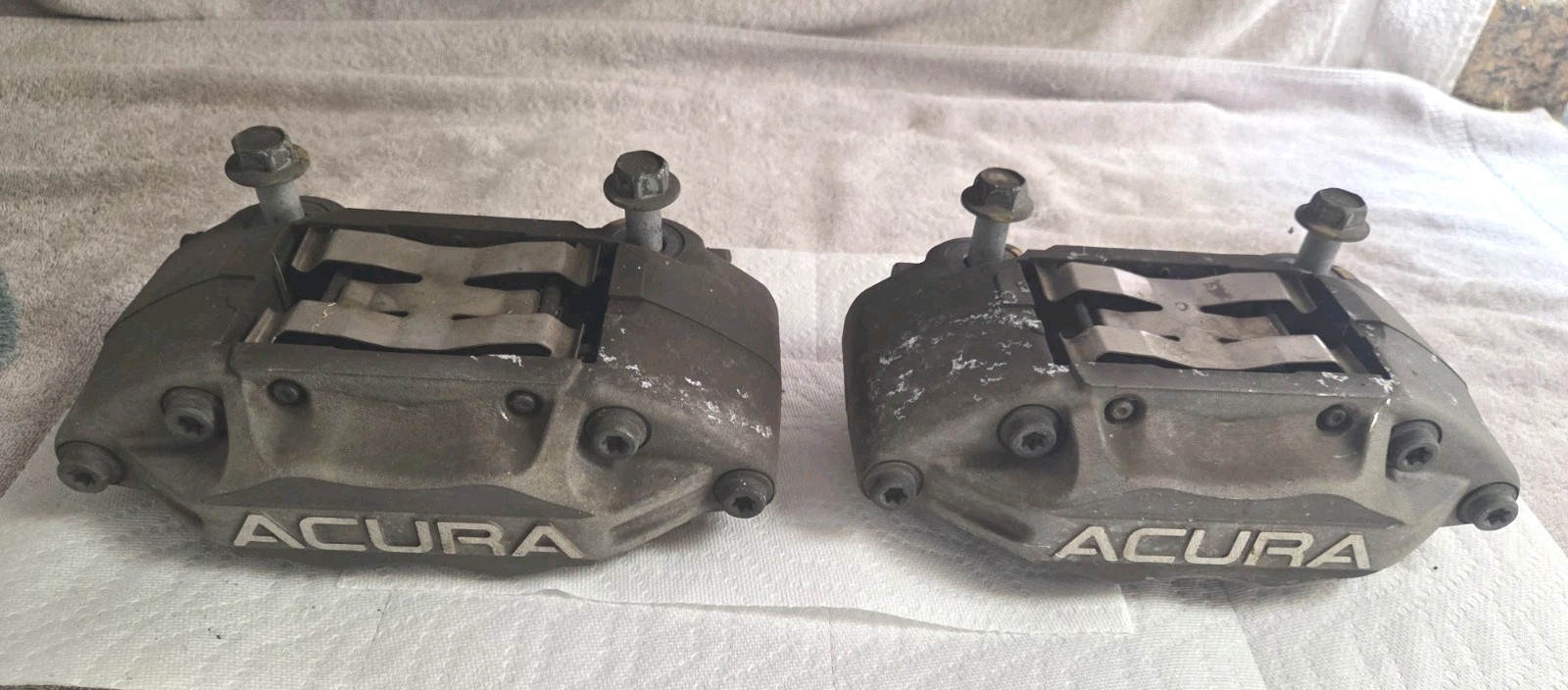 2005-2012 Acura RL Front 4 Piston Brake Calipers Big Brake ,  ADVICS
