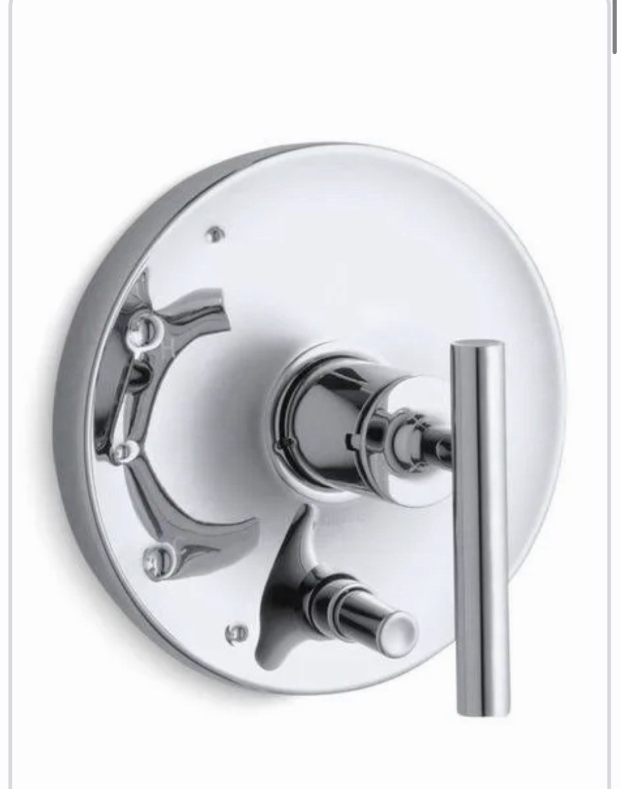 New Kohler K-T14501-4-CP Purist Rite-Temp Valve Trim w/ Push-Button  Diverter S1