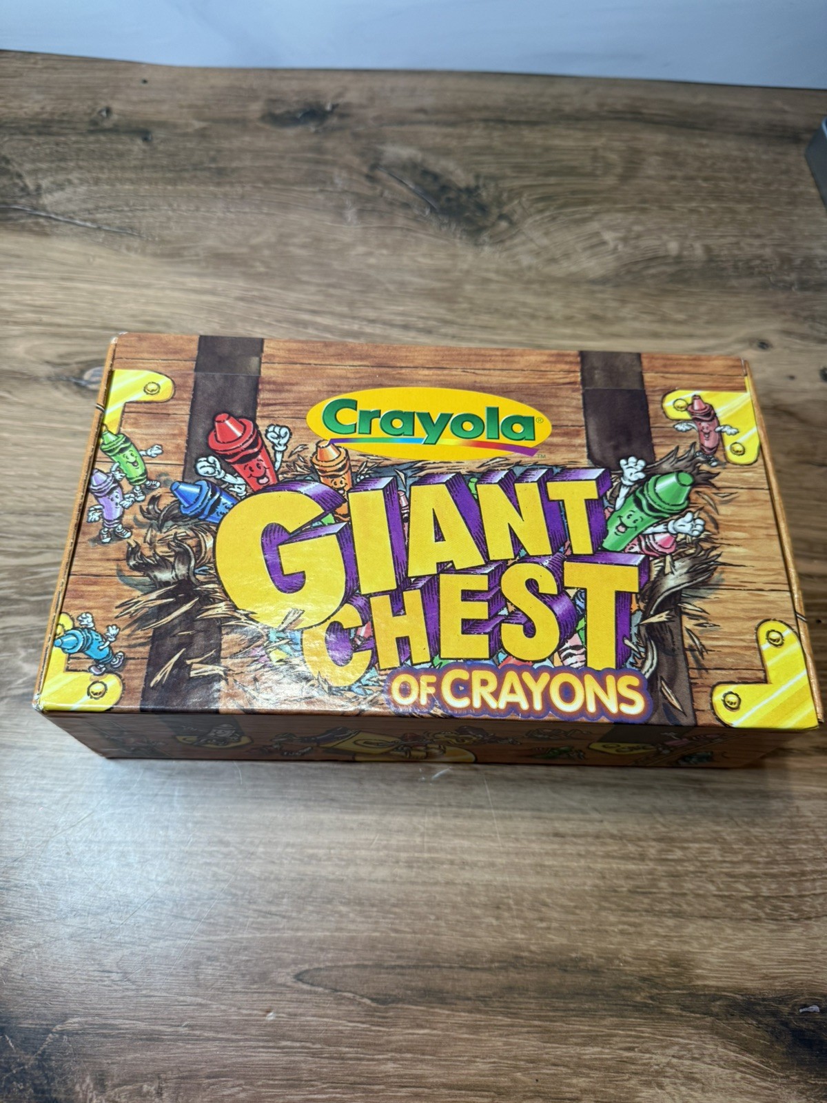 1997 Crayola Giant Chest of Crayons- 120 Colors-Rare Retired Colors