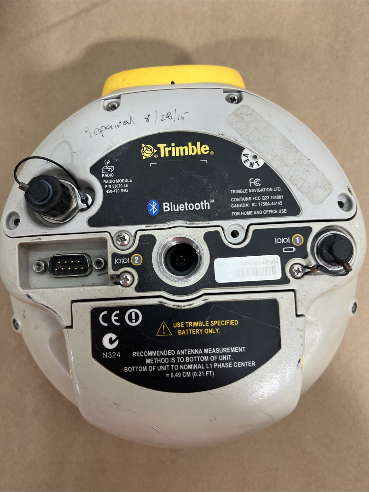 Trimble 5800 GPS Data Collector 450-470 MHz 53618-46 PN 53620-46 (R14) Trimble 5800 GPS Data Collector 450-470 MHz 53618-46 PN 53620-46 (R14)