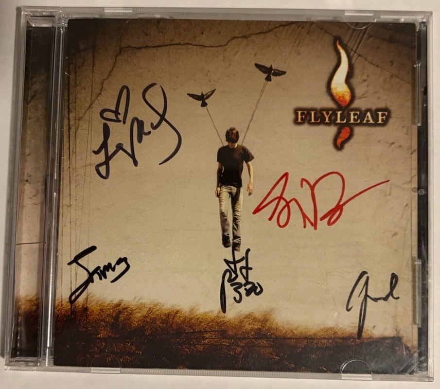 Flyleaf Self-Titled CD Signed Autographed 2006 Full Band Octone Lacey Sturm