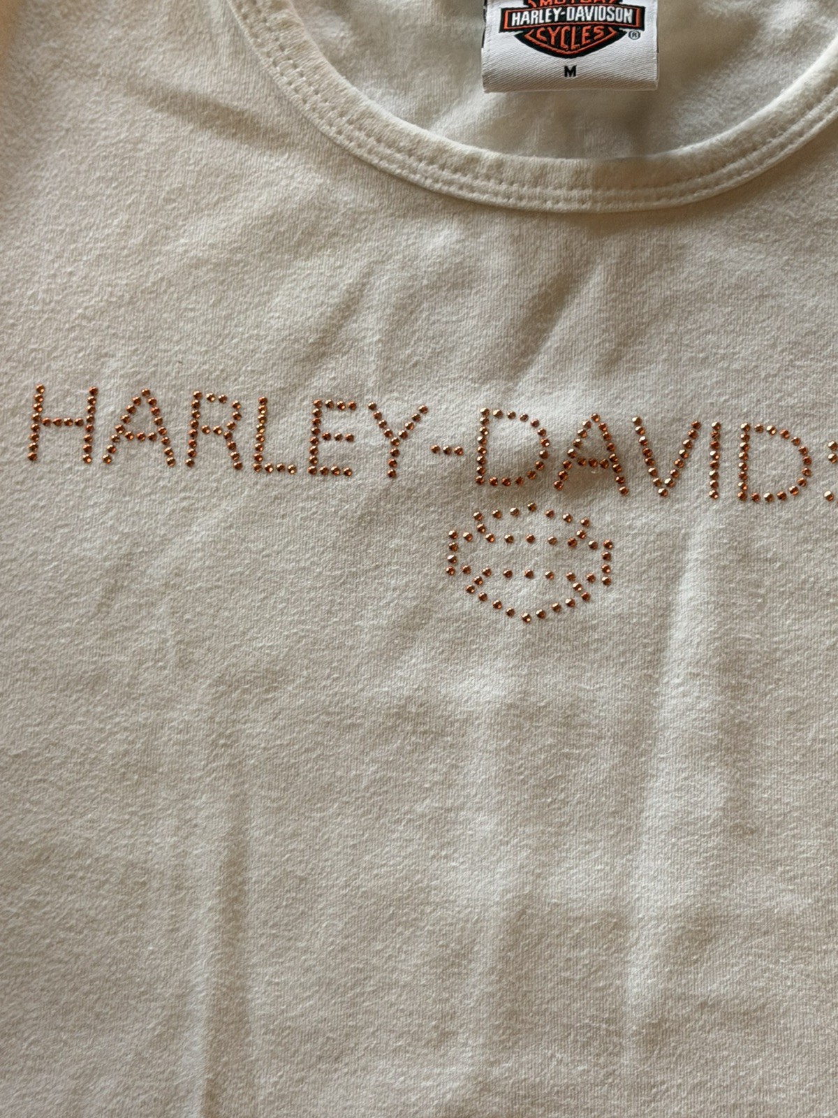 Harley Davidson New Orleans vintage Rhinestone T-Shirt *M*
