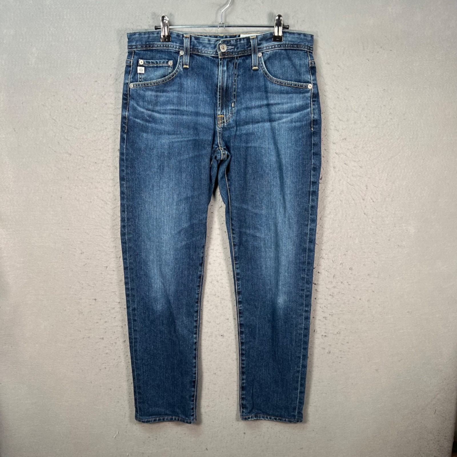 AG Adriano Goldschmied Mens 31 x 30 Tellis Modern Slim Jeans Medium Wash Denim