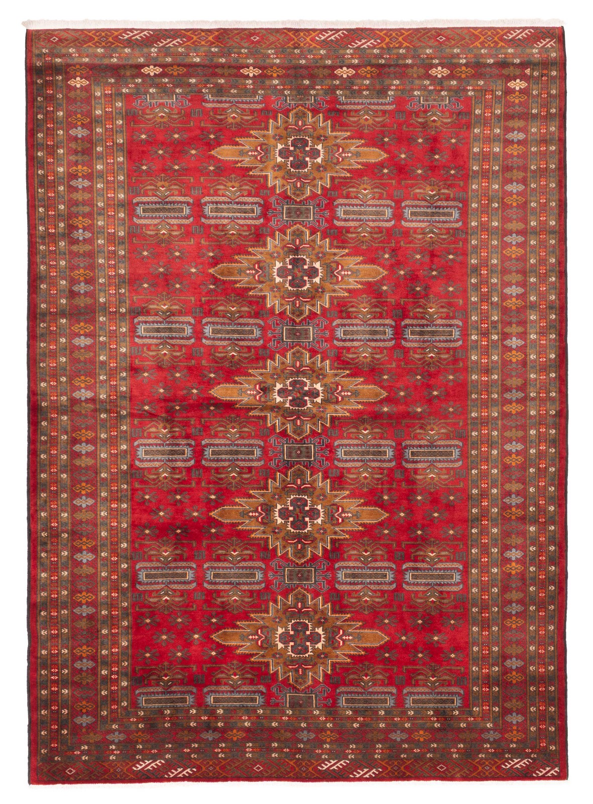Traditional Vintage Hand-Knotted Area Rug 6\'9\