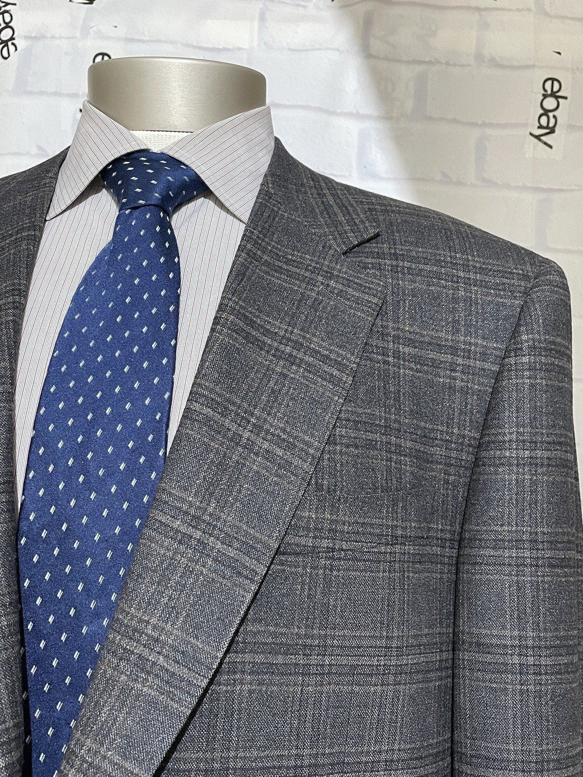 CANALI Men’s Glen Plaid 2 Btn Wool Multicolor Sport Coat Blazer Size 44 L