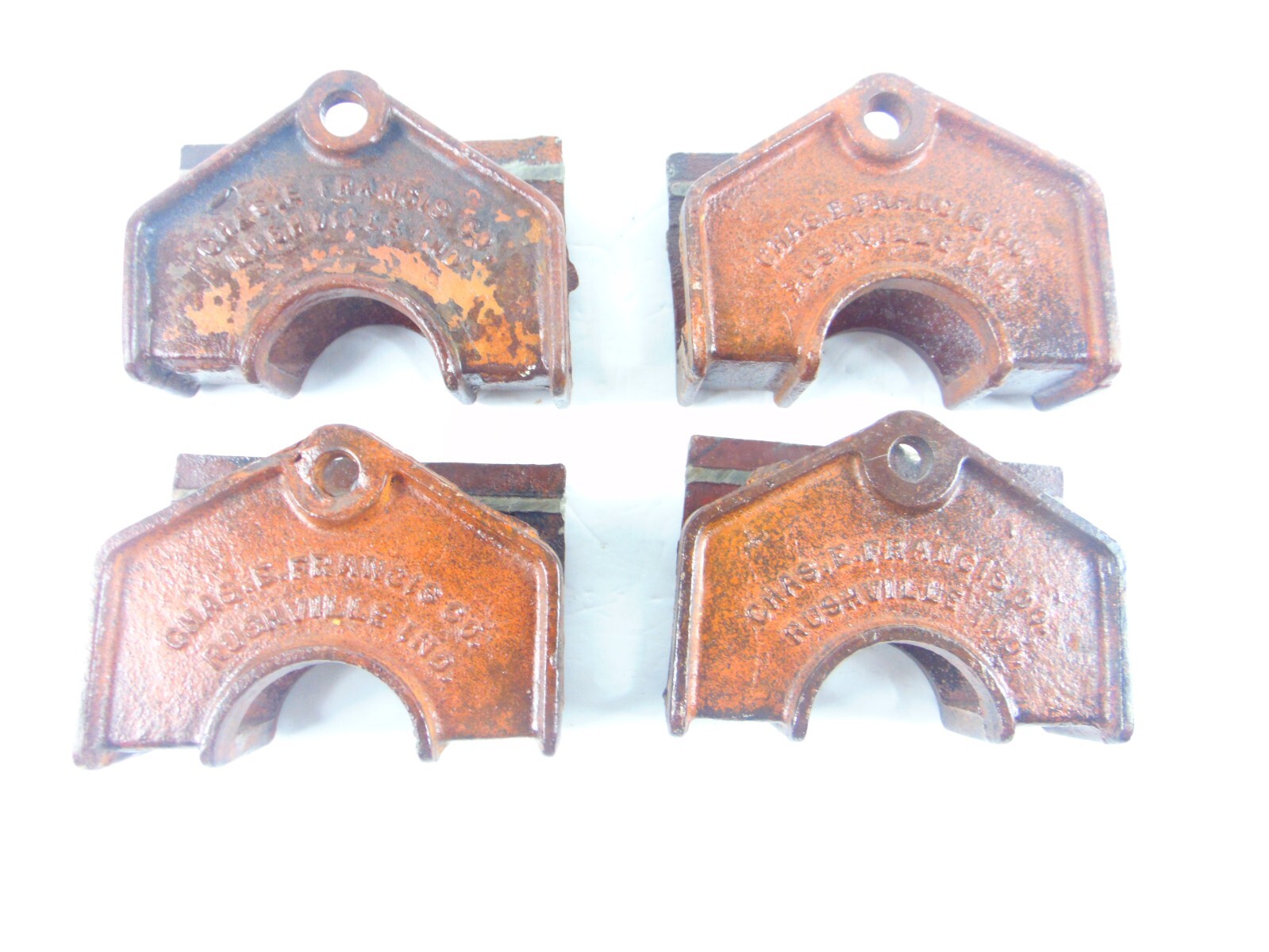 Vintage Chas E Francis MR1 Cart Bracket Set Of 4 Vintage Chas E Francis MR1 Cart Bracket Set Of 4