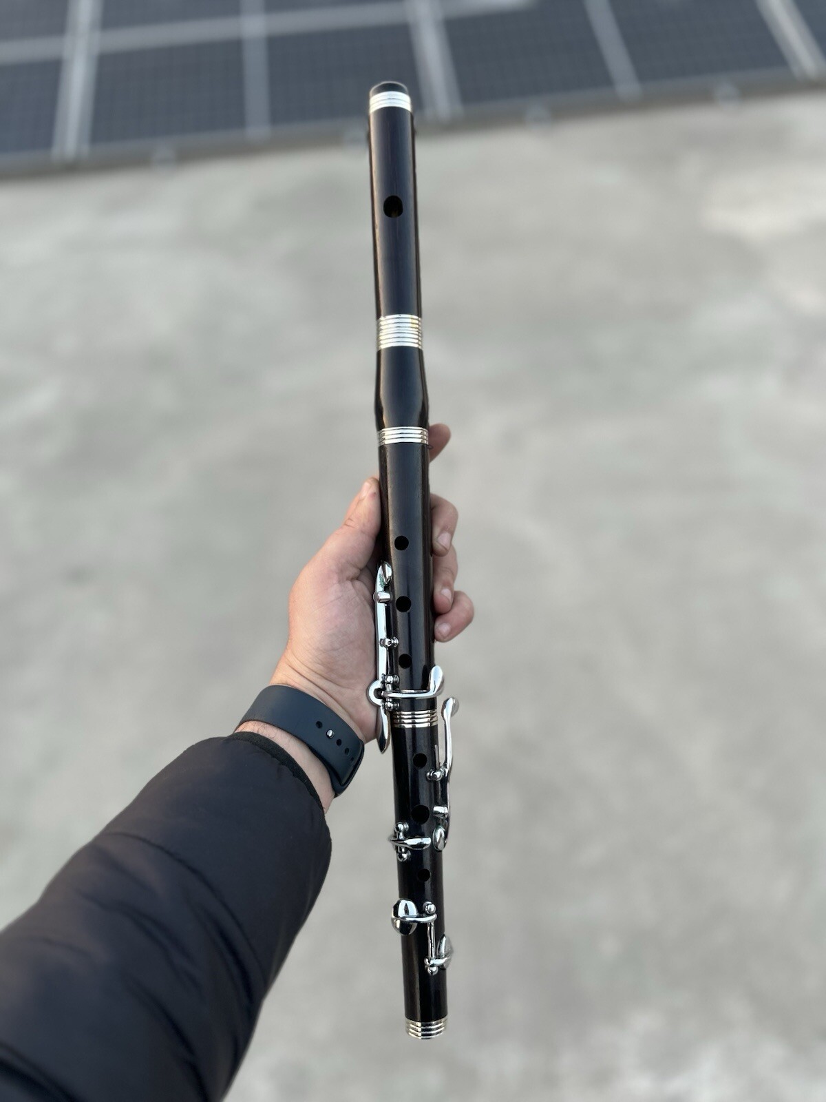 F Flute With 6 Keys African Blackwood Professional Flute with Hard Case F Flute With 6 Keys African Blackwood Professional Flute with Hard Case