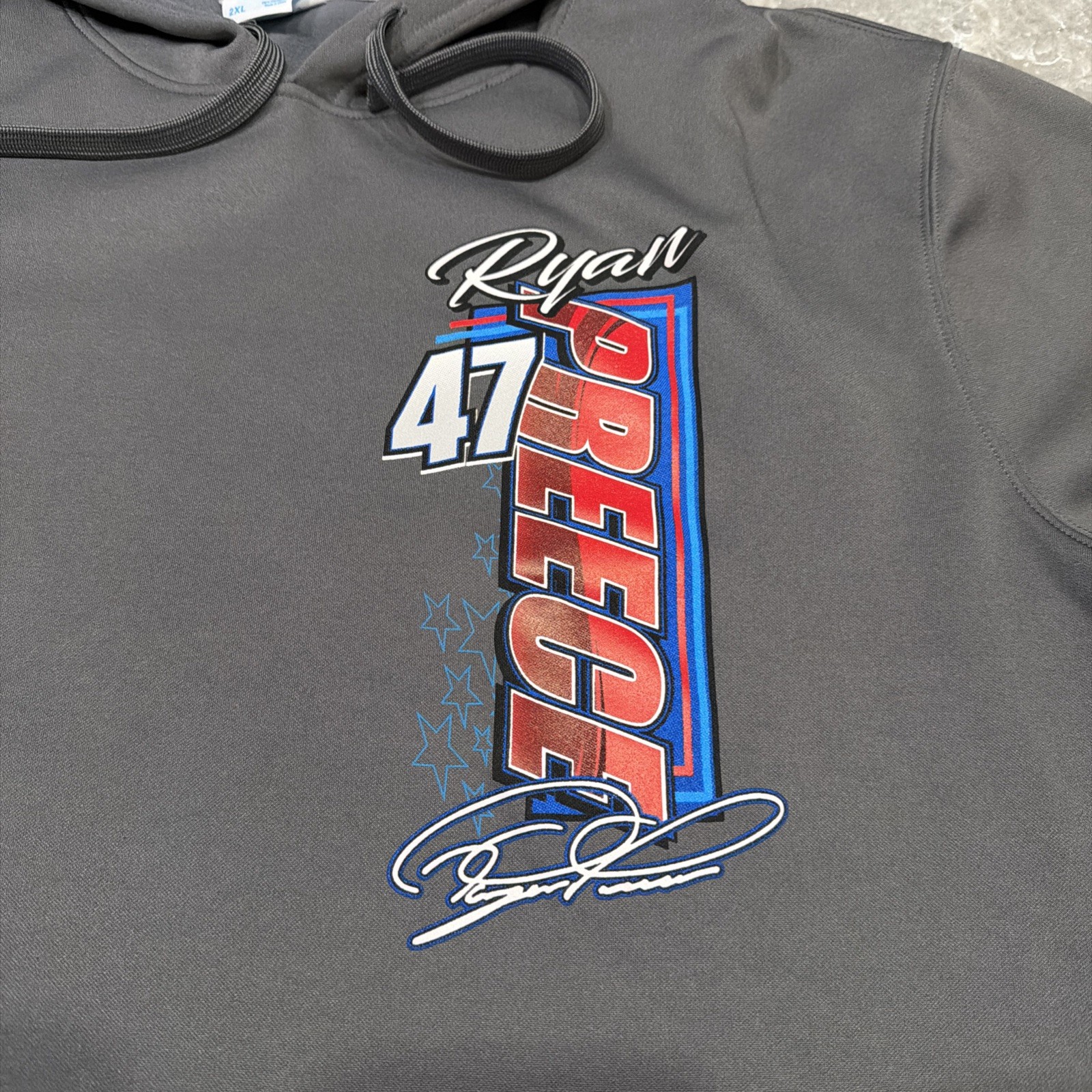 Ryan Preece  JTG Daugherty NASCAR Racing Gray Hoodie Men’s Size 2XL