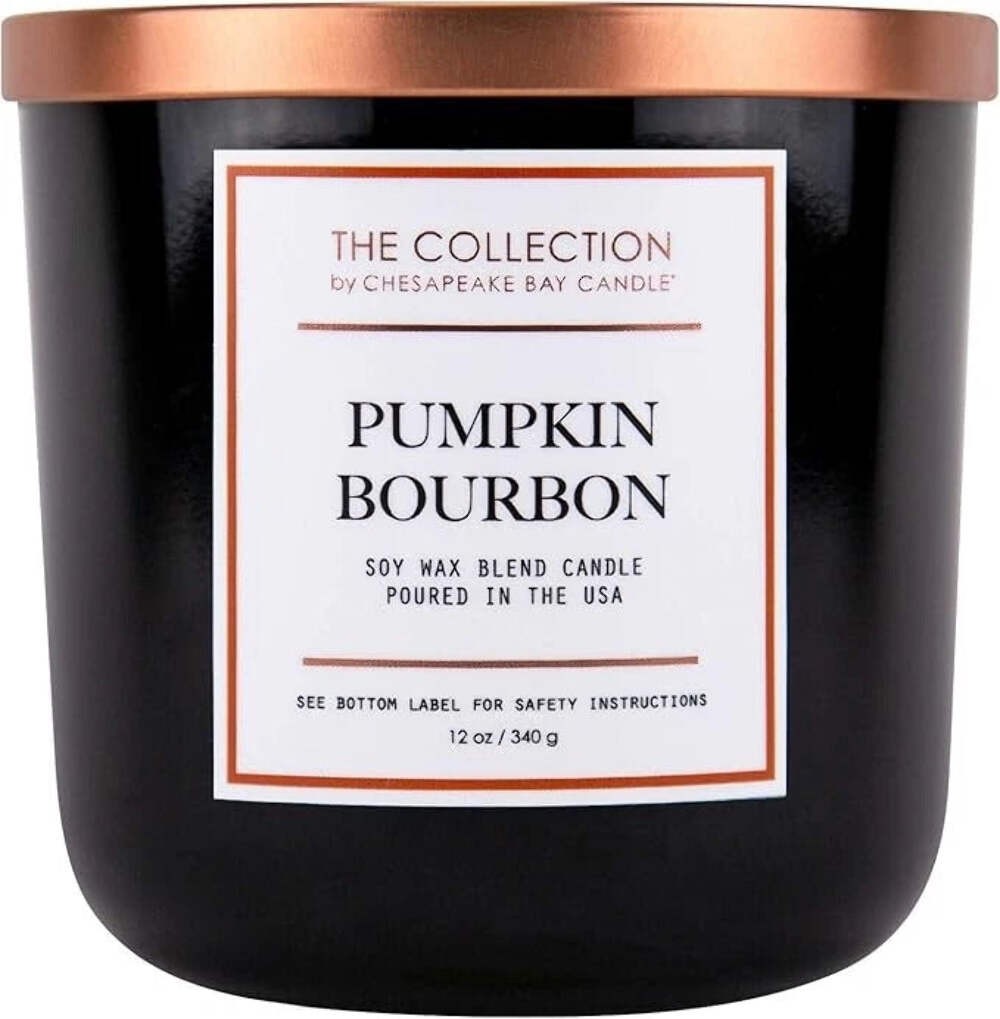 Chesapeake Bay Candle Pumpkin Bourbon Medium Jar White Wax TA35690 - NEW Chesapeake Bay Candle Pumpkin Bourbon Medium Jar White Wax TA35690 - NEW