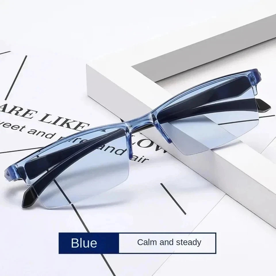 Auto Focus Reading Glasses Smart Zoom Vision Eyewear Anti Blue Light Computer