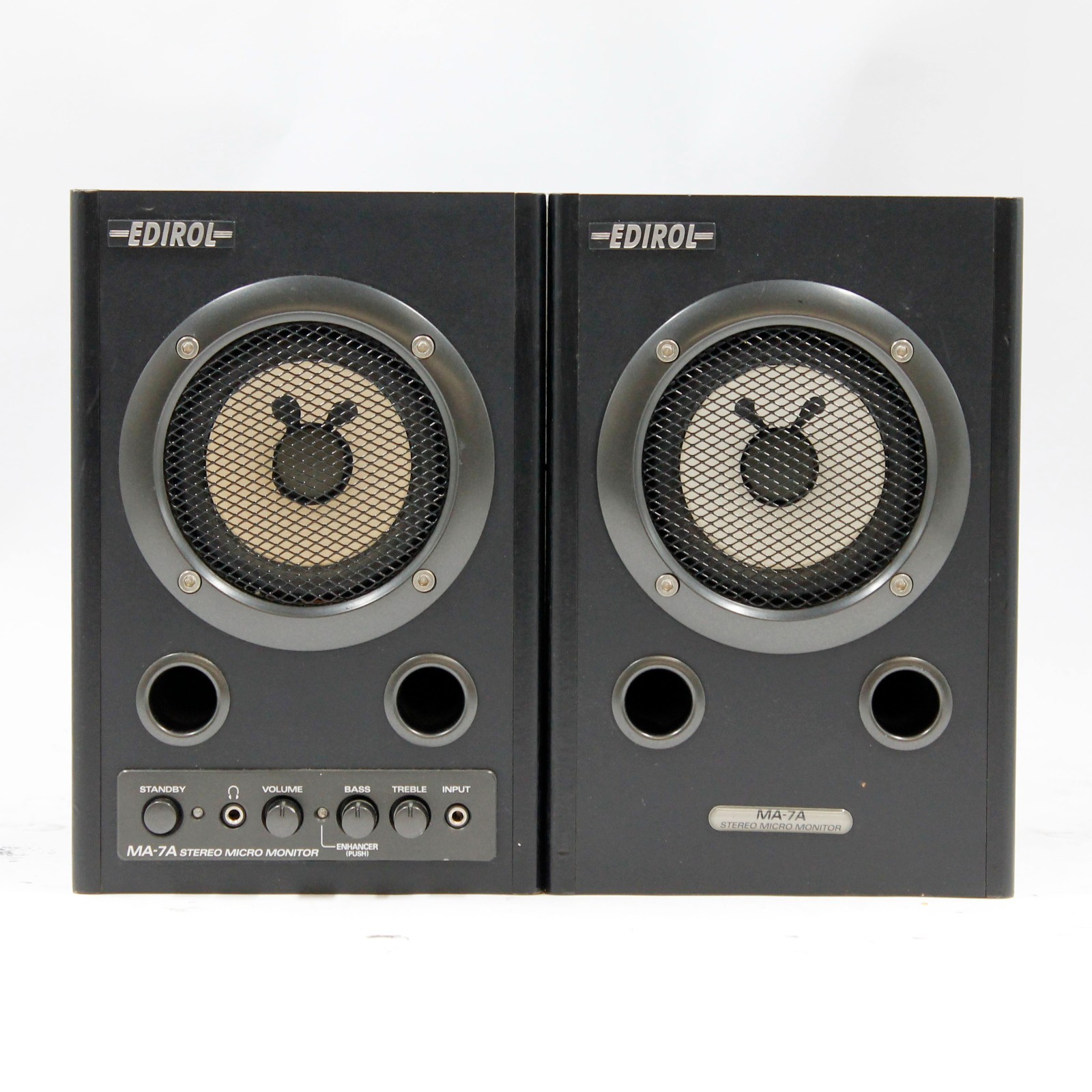 Roland Edirol MA-7A Stereo Micro Monitor Speakers - Black - NO CABLES