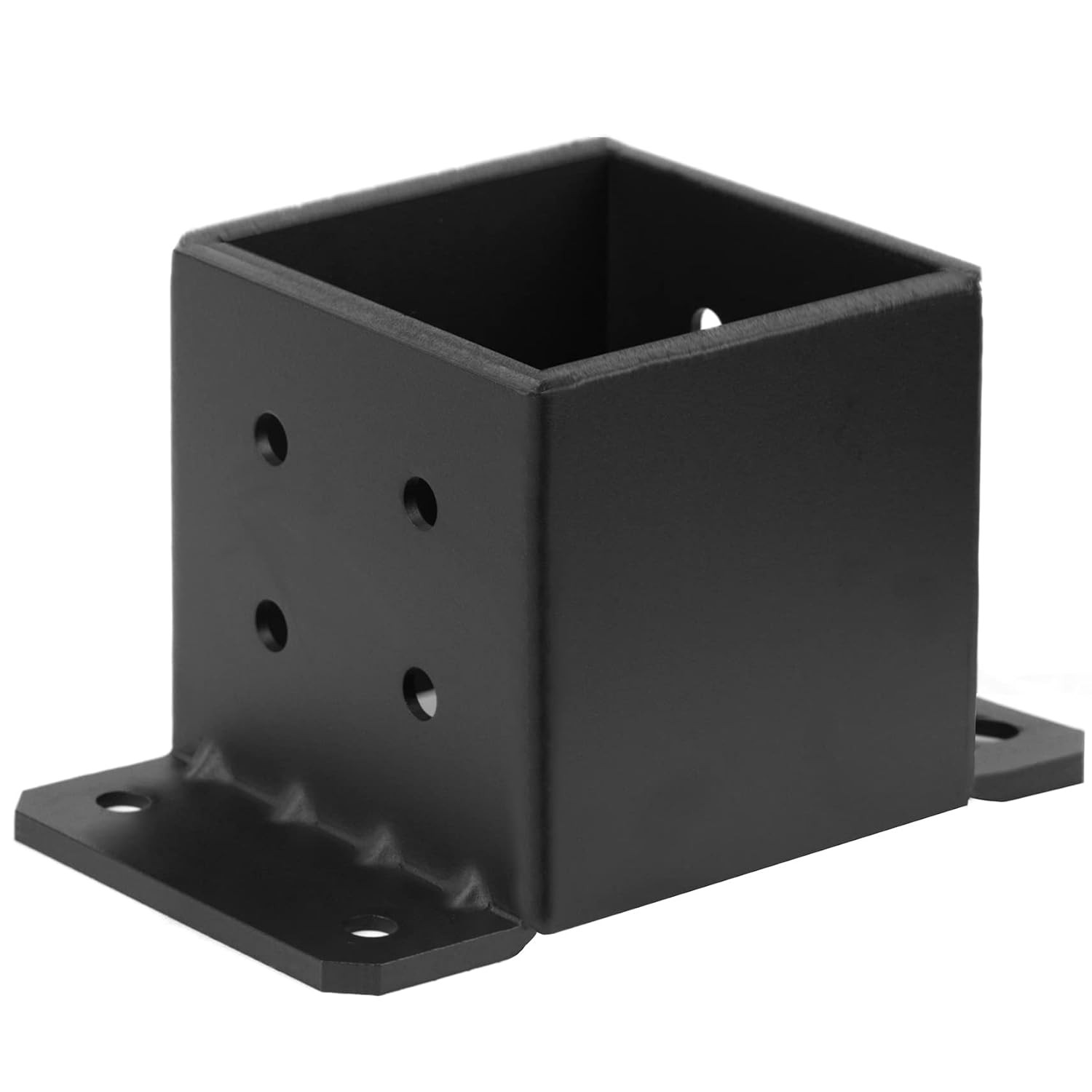 2 PCS 6X6 Post Base, 8-Gauge Heavy Duty Concrete Post Anchor Bracket