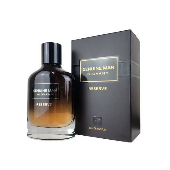 Genuine Man Giovany Reserve Eau De Parfum 100ml By Fragrance World Genuine Man Giovany Reserve Eau De Parfum 100ml By Fragrance World