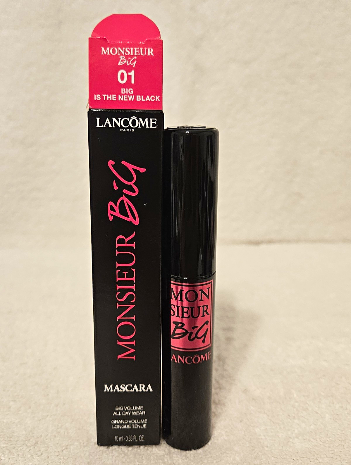 Lancôme Monsieur Big Volumizing Mascara Black Long Lasting 10ml/0.33oz