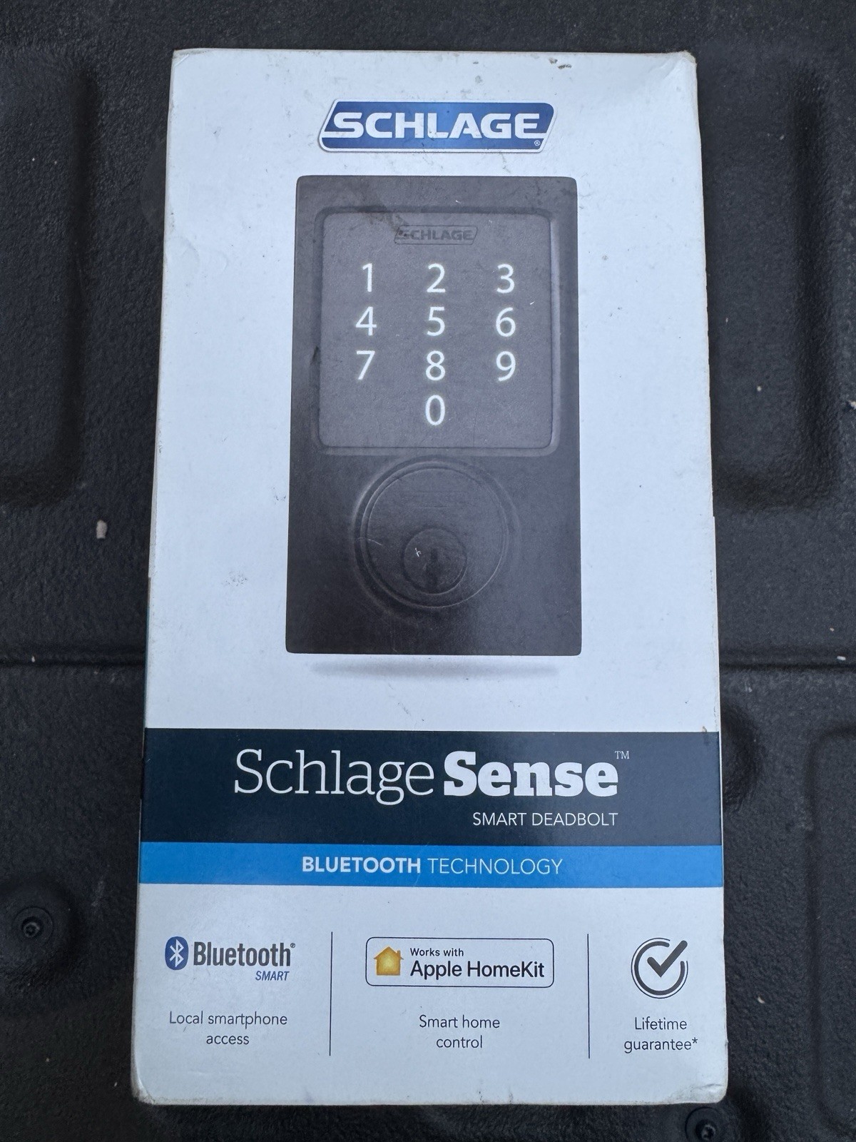 Schlage Sense BE479AA CEN 622 Smart Deadbolt Century Matte Black HomeKit Schlage Sense BE479AA CEN 622 Smart Deadbolt Century Matte Black HomeKit