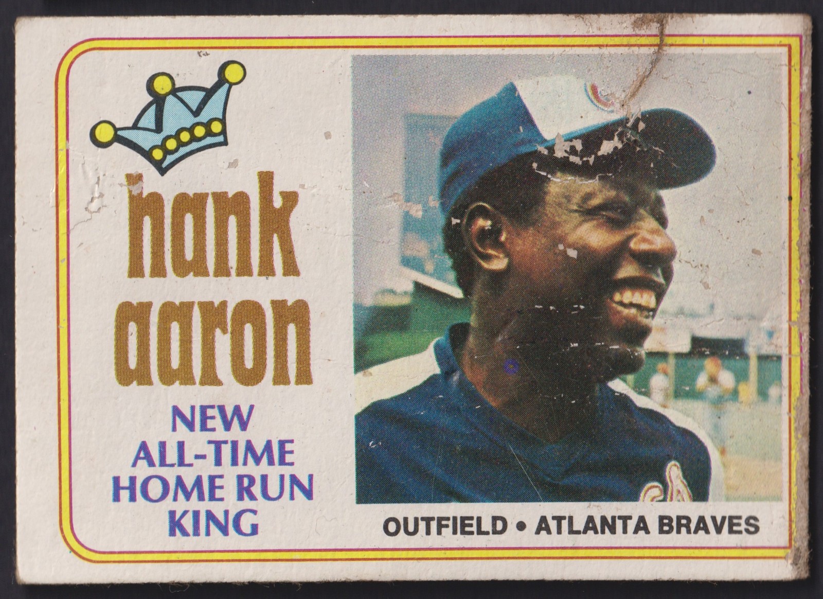 1974 TOPPS - HANK AARON - NEW ALL-TIME HOME RUN KING - #1