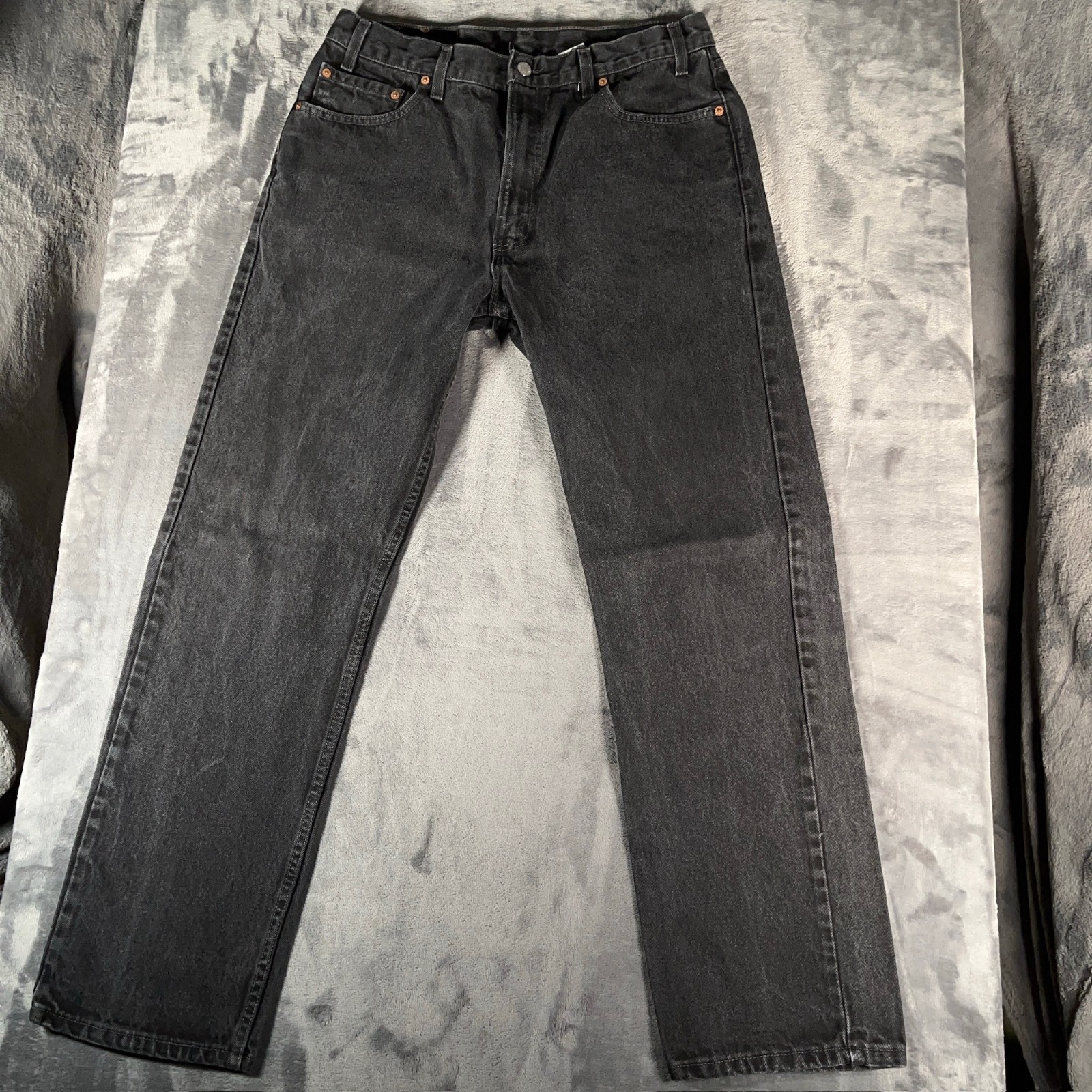 Vintage Levi’s 505 Jeans Men’s 34x30 Blue Straight Leg Whisker 505-0216 USA 90s