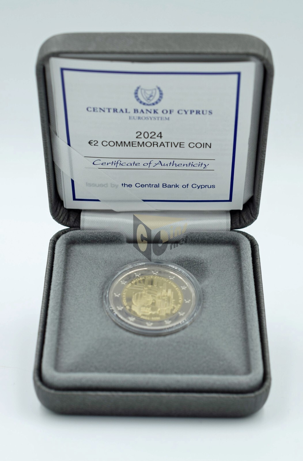Cyprus 2024 2 Euro Proof Coin  20 years member in the European Union